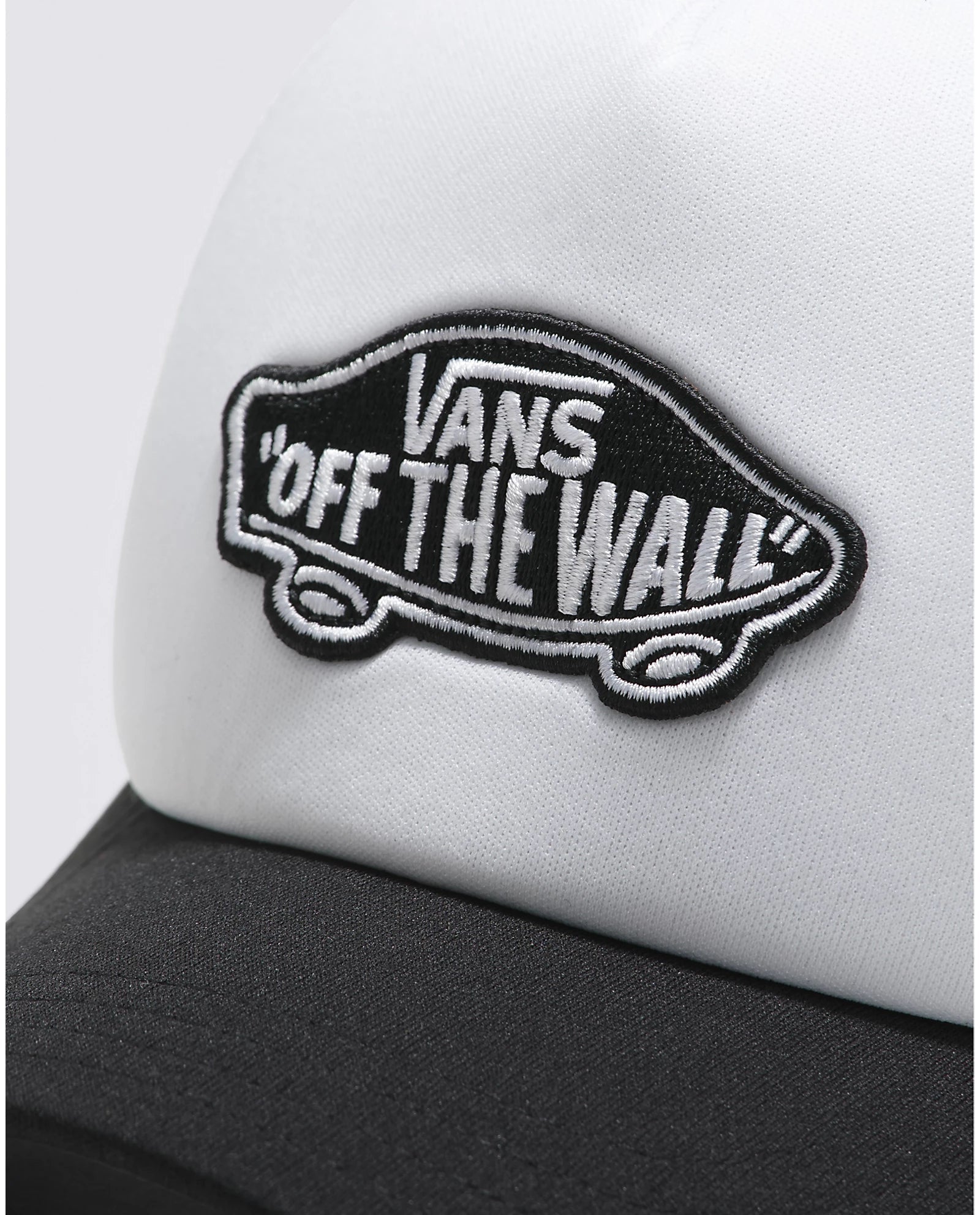 VANS Kid's Classic Patch Hat - Black/White Adjustable Baseball Cap for Boys & Girls - Perfect for School, Sports & Outdoor Activities