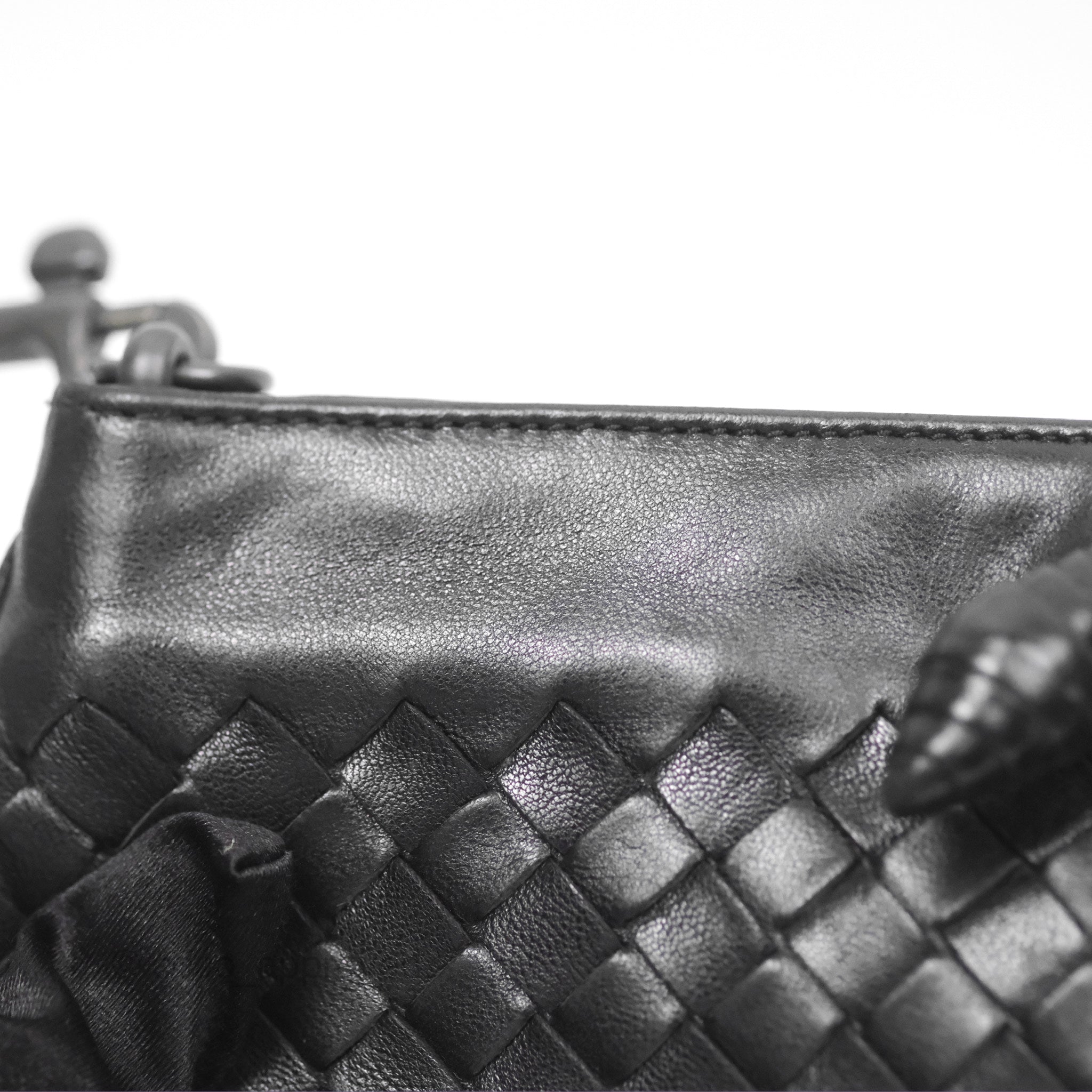 Bottega Veneta Mini Shoulder Bag Black Intrecciato Leather Crossbody Purse for Women | Luxury Designer Handbag for Everyday Use, Date Night & Travel