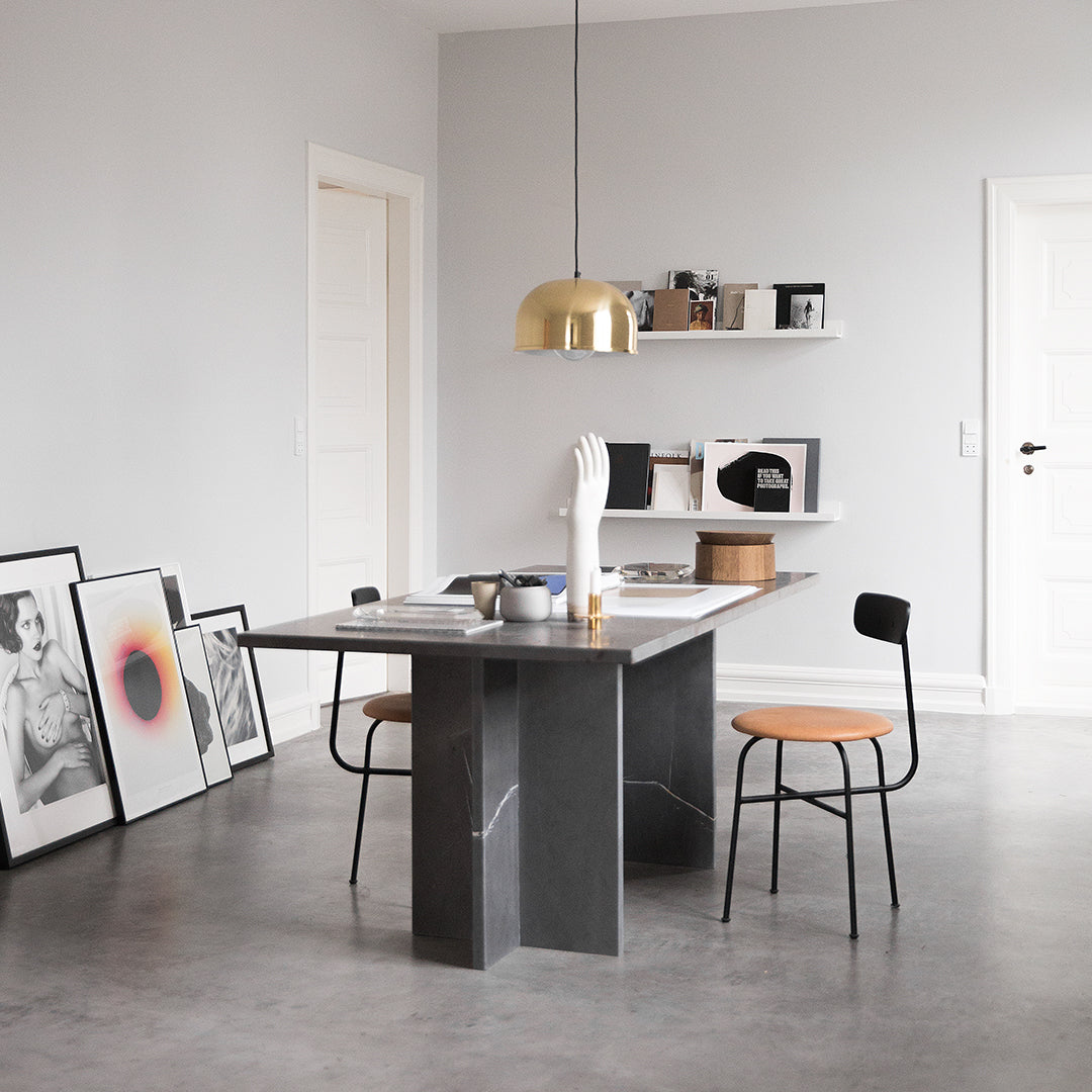 Afteroom Modern Dining Chair - Upholstered Seat with Comfortable Cushion for Kitchen, Dining Room, and Office | Scandinavian Design Home Furniture