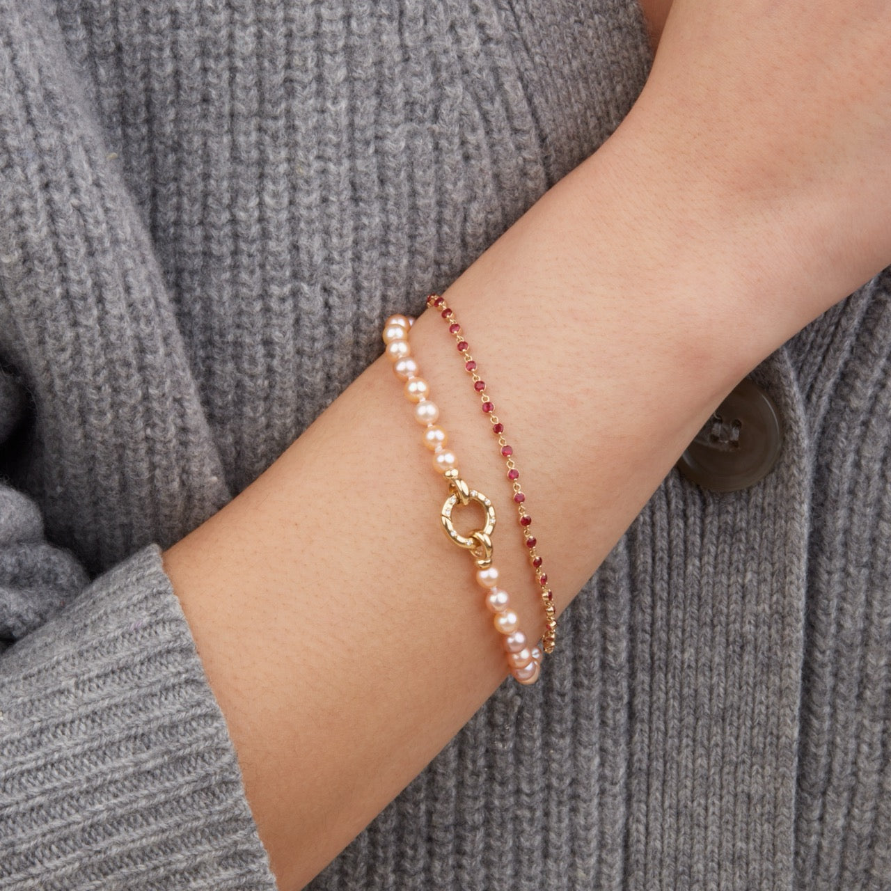 Pearl Aria Bracelet for Women - Elegant White Pearl Beaded Jewelry with Sterling Silver Clasp | Perfect for Weddings, Parties & Everyday Wear