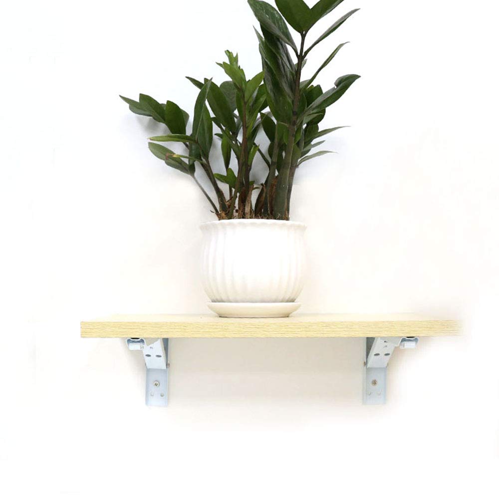 Heavy Duty White Multifunctional Support Tripod Stand - Wall Mounted Right Angle Bracket for Folding Partitions, Shelves & Laminate - High Load Bearing Capacity (Perfect for Home Office, Retail Displays & Workshop Organization)