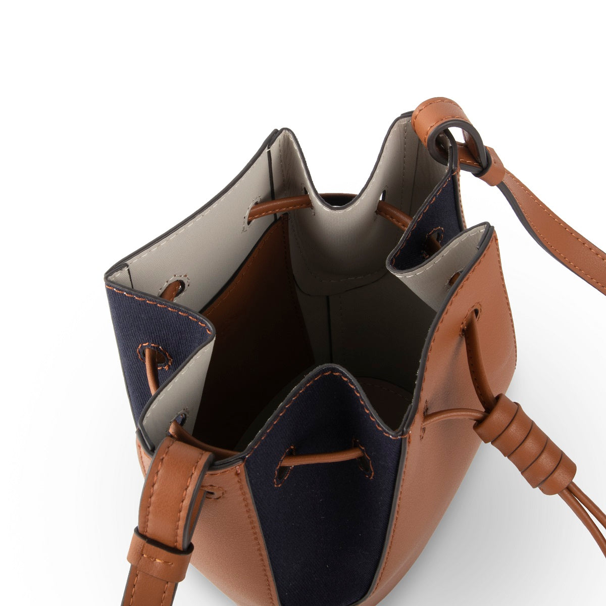 Mini Chantal Drawstring Leather Bag - Stylish & Compact Crossbody Purse for Women, Perfect for Everyday Use, Travel & Date Nights