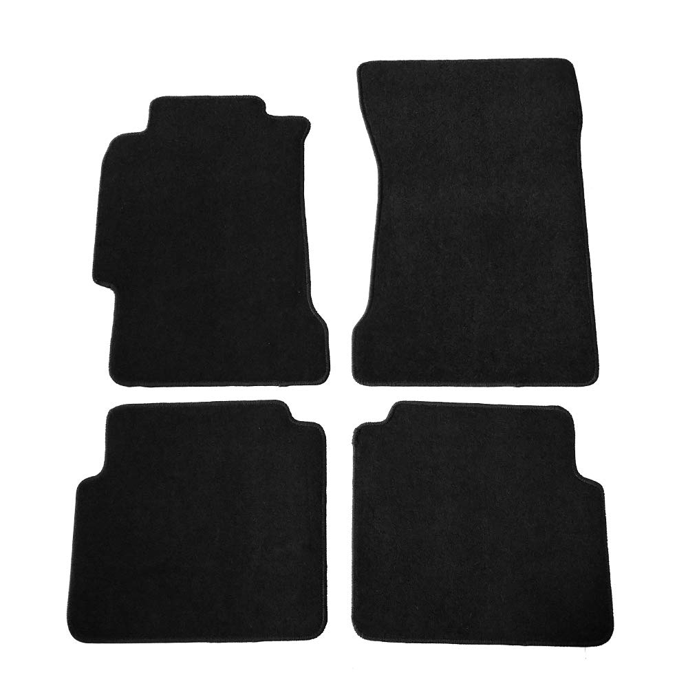 **FREEMOTOR802® Custom Fit Nylon Car Floor Mats for 1997-1999 Acura CL - Non-Slip, Durable, Black 4-Piece Set - Perfect for All-Weather Protection & Easy Cleaning**