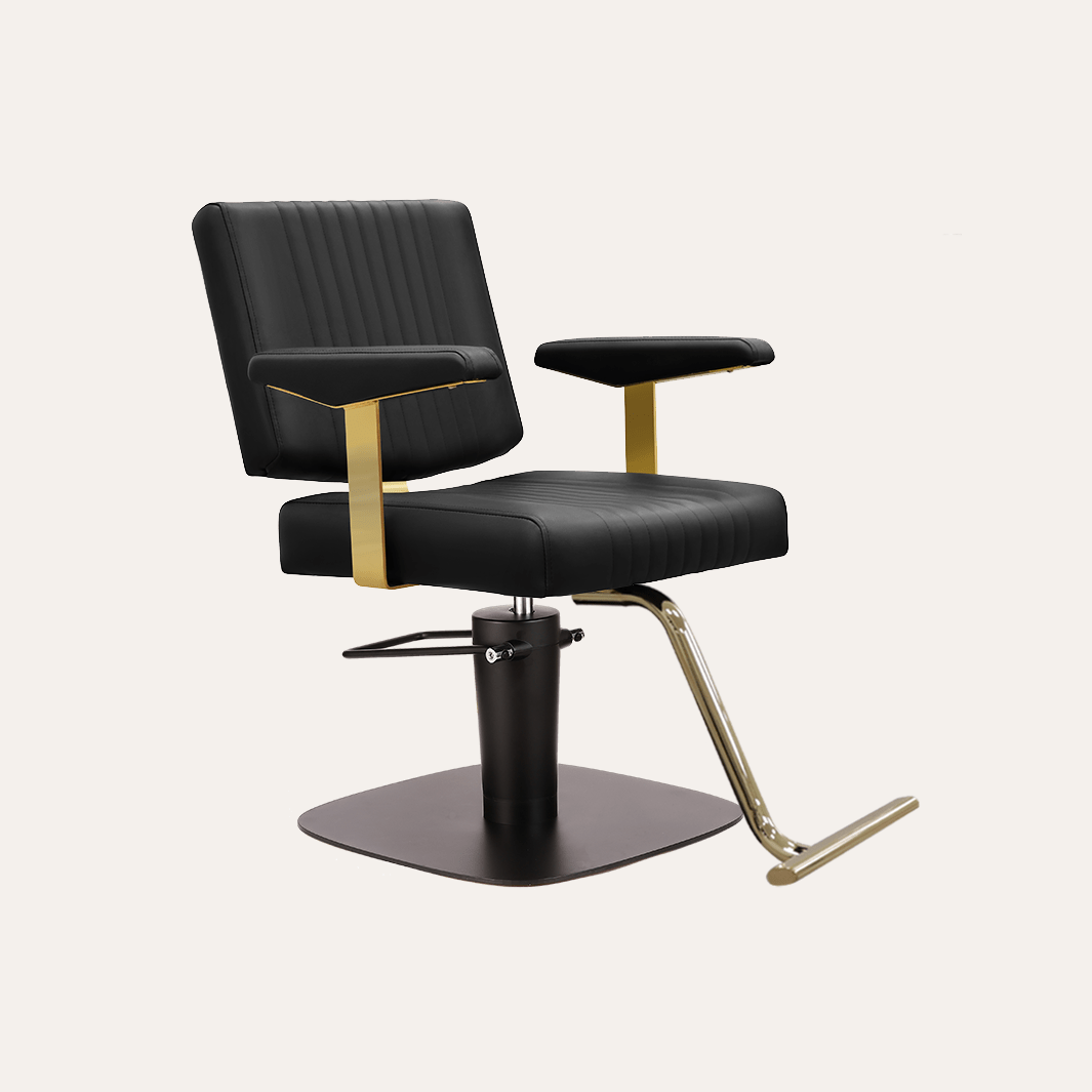 ATHENA Professional Salon Chair - Adjustable Hydraulic Styling Chair for Hairdressers & Barbers - Perfect for Salons, Barber Shops & Home Use