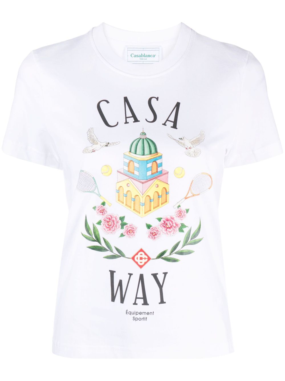 Premium Casablanca White T-Shirts & Polo Shirts for Men - Comfortable Cotton Casual Wear for Everyday & Business Casual Outfits