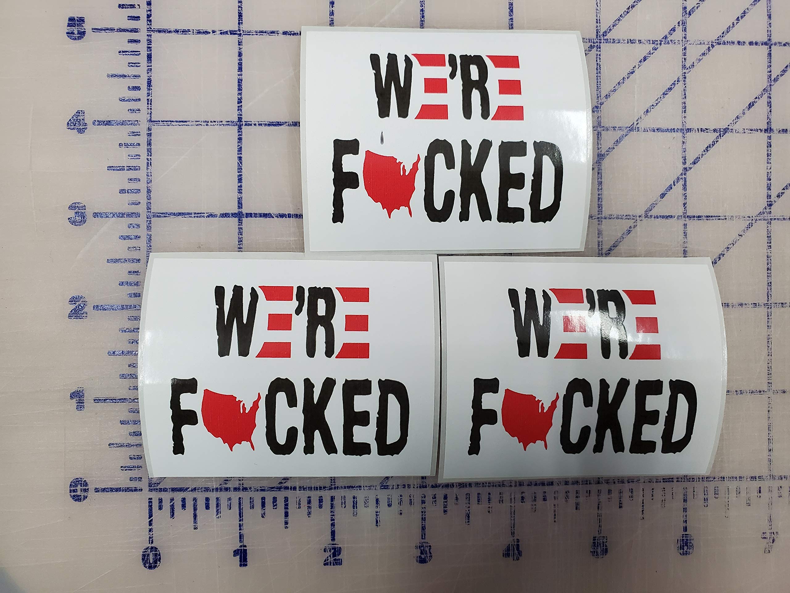 FJB President Laptop Stickers (3-Pack) | 2nd Amendment American Flag Decals for Cars, Trucks, Vans, Walls, Laptops | Patriotic Custom Stickers for America Enthusiasts | Perfect for Political Events, Home Decor, and Personal Expression