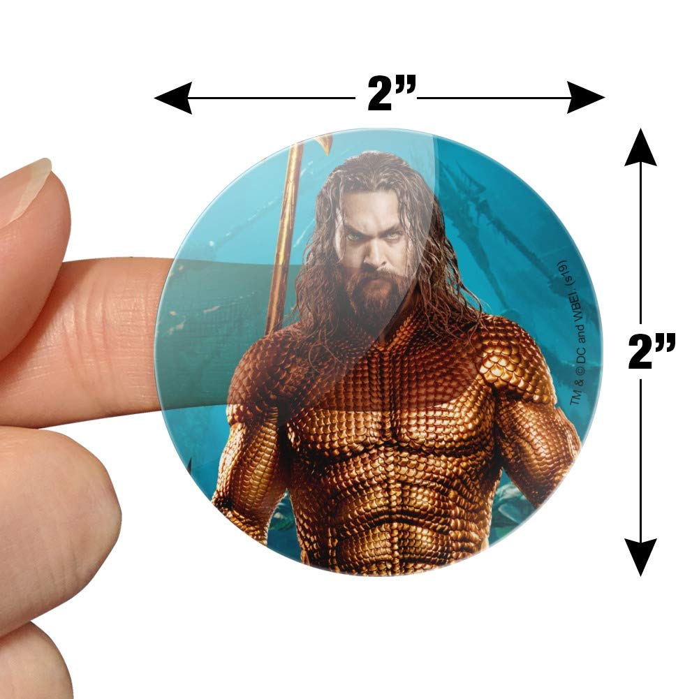 Aquaman Movie Jason Momoa Full Costume Stickers - Planner Calendar Scrapbooking Craft Supplies for DIY Projects & Fan Art