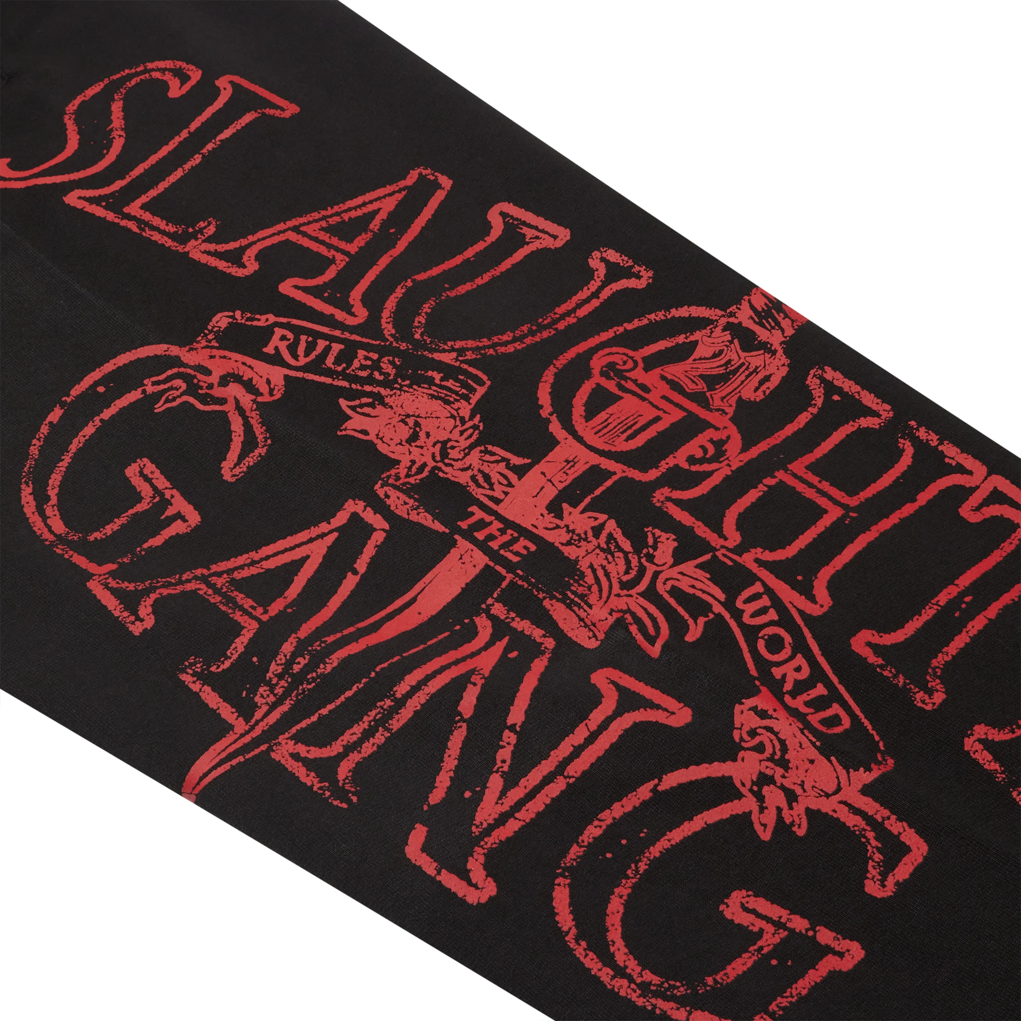 21 Savage x Corteiz Slaughter Gang Black Sweatpants - Men's Hip Hop Joggers for Casual Wear & Street Style