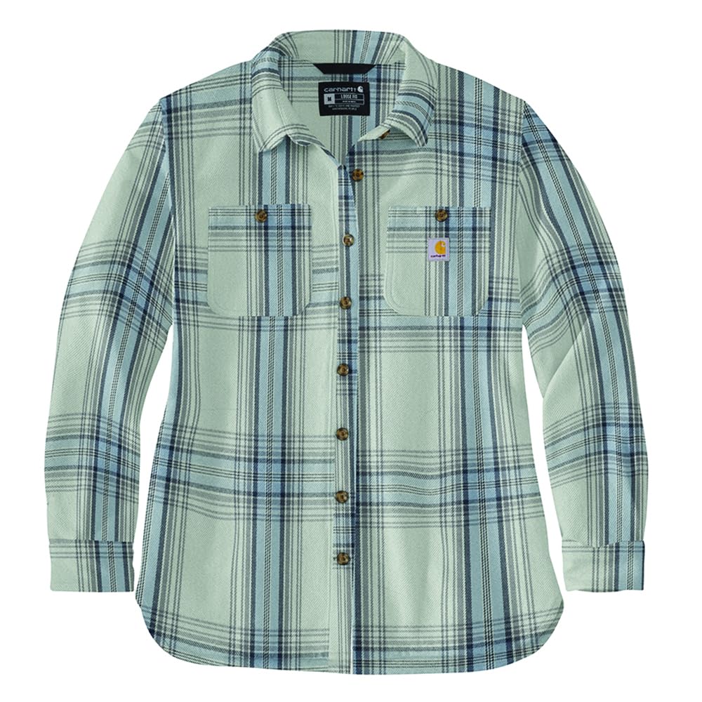 Carhartt Women's Loose Fit Twill Shirt Jacket - Durable Workwear for Outdoor Activities, Hiking & Casual Wear