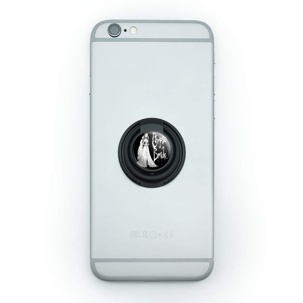 Corpse Bride Logo Silhouette Phone Ring Holder Stand - Stylish Mobile Grip for Secure One-Handed Use, Perfect for Watching Videos, Taking Selfies, and Gaming on the Go