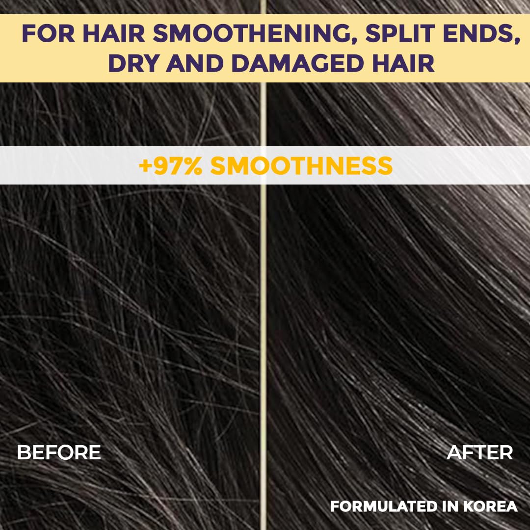 Sanfe Hair Repair Spa Mask - Instant Hair Treatment for Dry, Damaged Hair & Split Ends | Deep Conditioning Mask with Shine & Smoothing Benefits | 5-Minute Salon-Quality Nourishment (1 Piece) - Perfect for Post-Wash Care, Travel & Quick Hair Revival