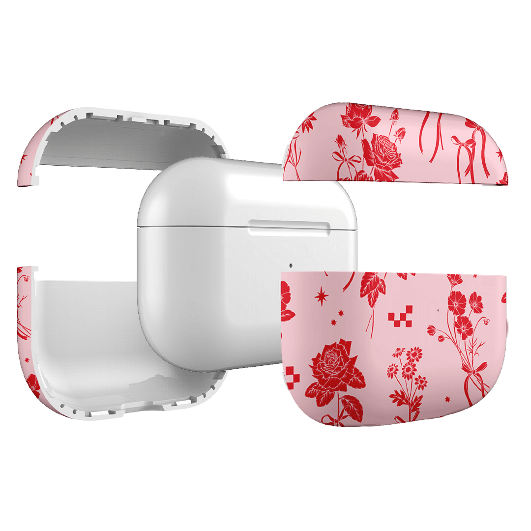 Cute Floral AirPods Pro Case with Lanyard - Protective Cover for Apple AirPods Pro (1st/2nd Gen) - Stylish Accessory for Women & Girls - Perfect for Work, Travel & Daily Use