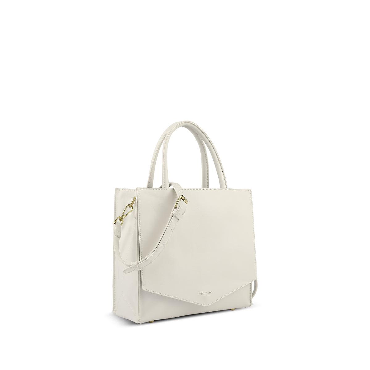 Caitlin Small Vegan Leather Tote Bag for Women - Stylish & Eco-Friendly Crossbody Purse in Multiple Colors | Perfect for Work, Travel & Everyday Use