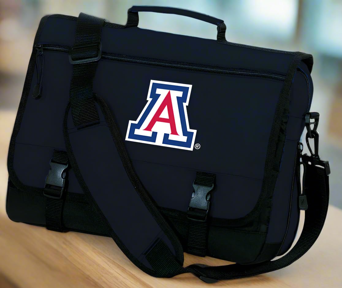 University of Arizona UA Messenger Bag - Durable Laptop Briefcase for Students & Professionals, Perfect for Campus, Office & Travel