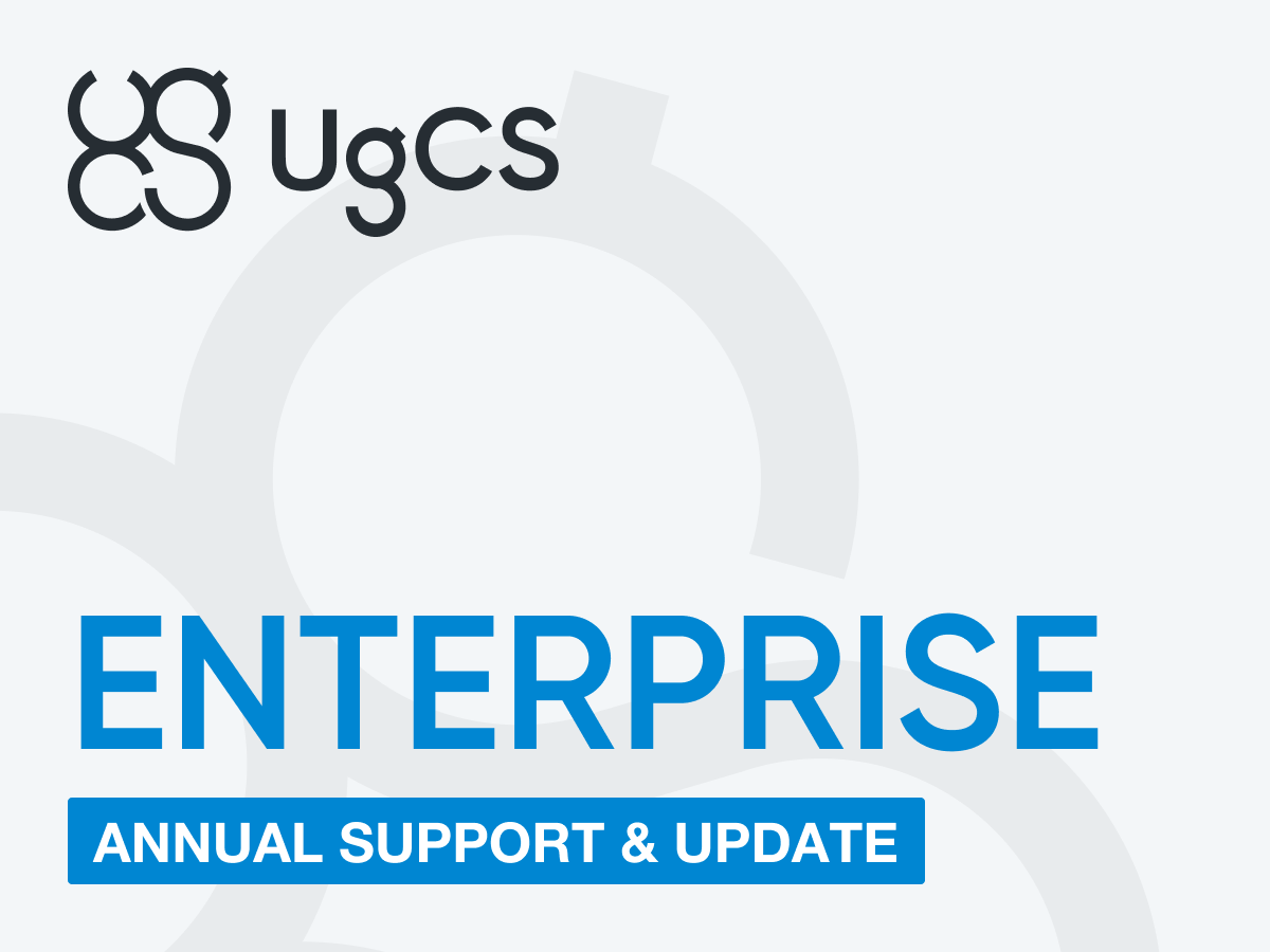 UgCS ENTERPRISE Annual Support & Updates - Professional Drone Software Maintenance for Commercial UAV Operations | Perfect for Aerial Mapping, Surveying & Inspection Businesses