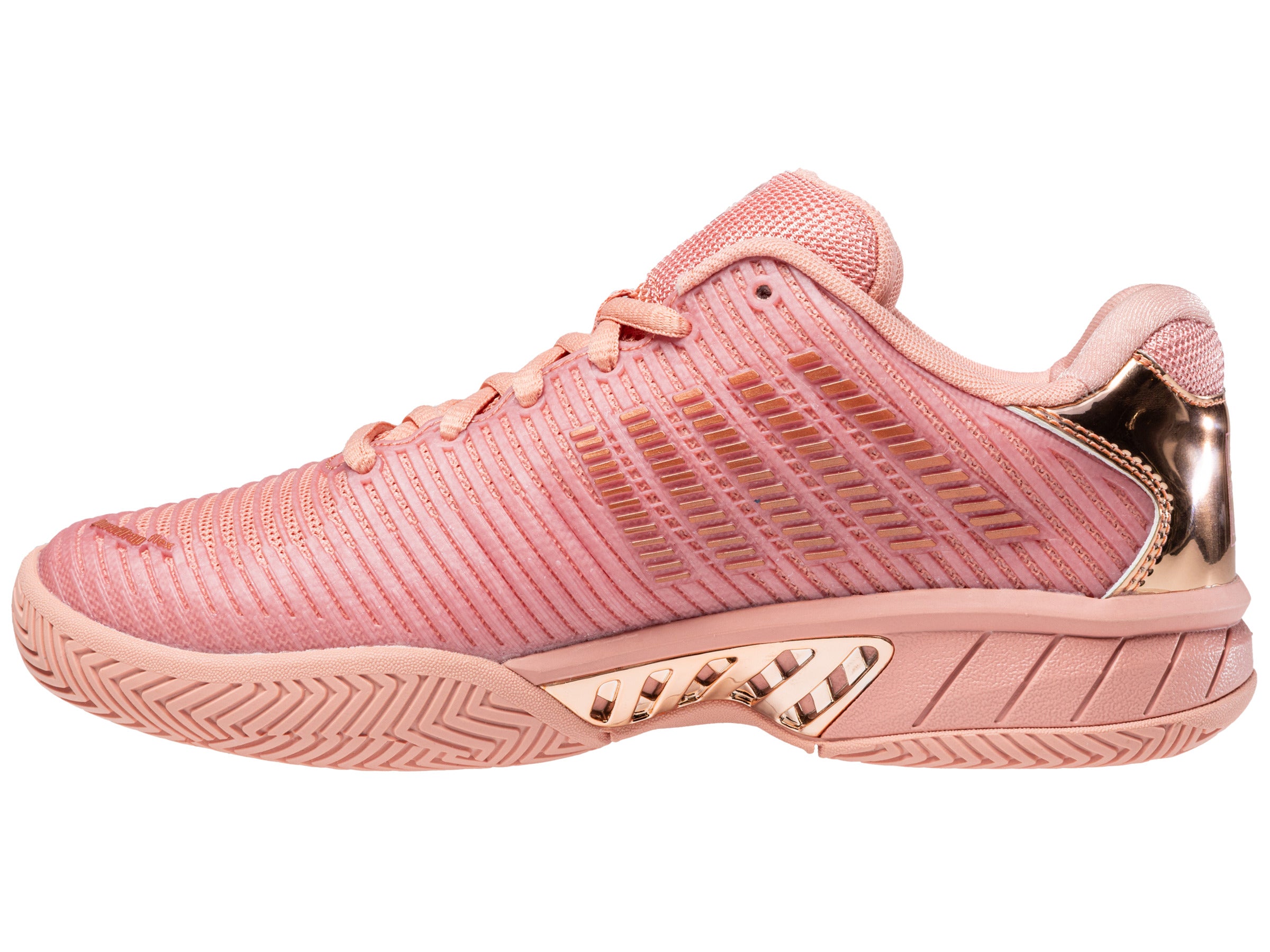 Hypercourt Express 2 Lucky in Love Tennis Shoes - Mellow Rose/Rose Gold Women's Athletic Sneakers for Court Sports & Casual Wear