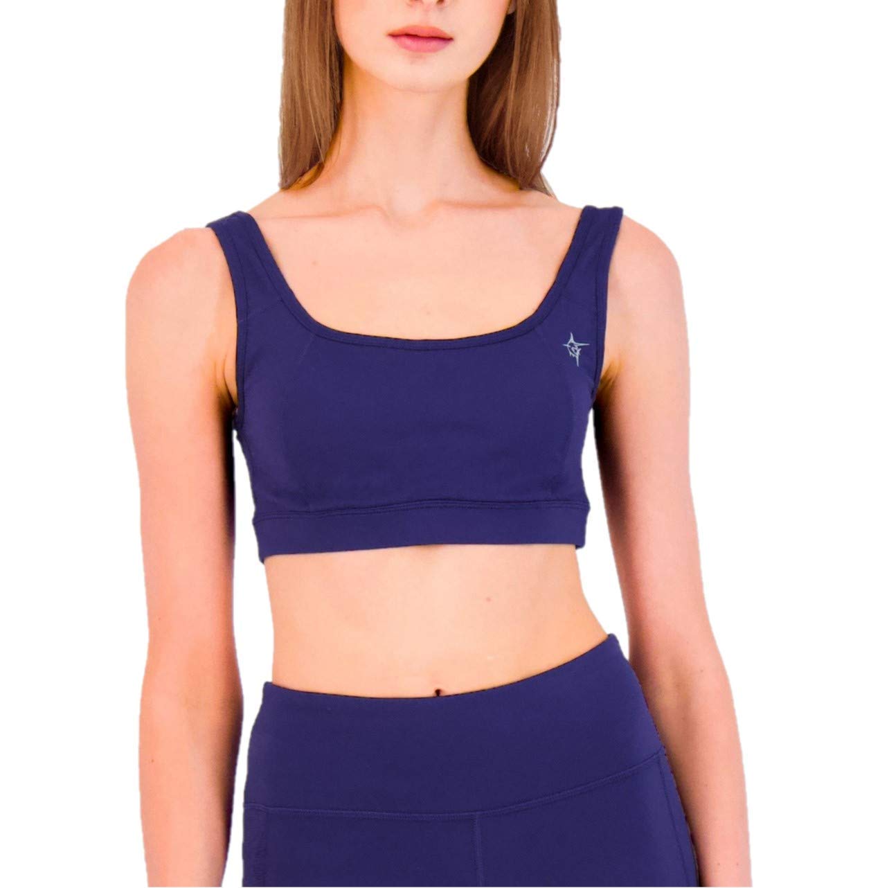 High-Performance White Water Sports Bra for Women - Moisture-Wicking & Supportive Activewear for Swimming, Surfing & Yoga