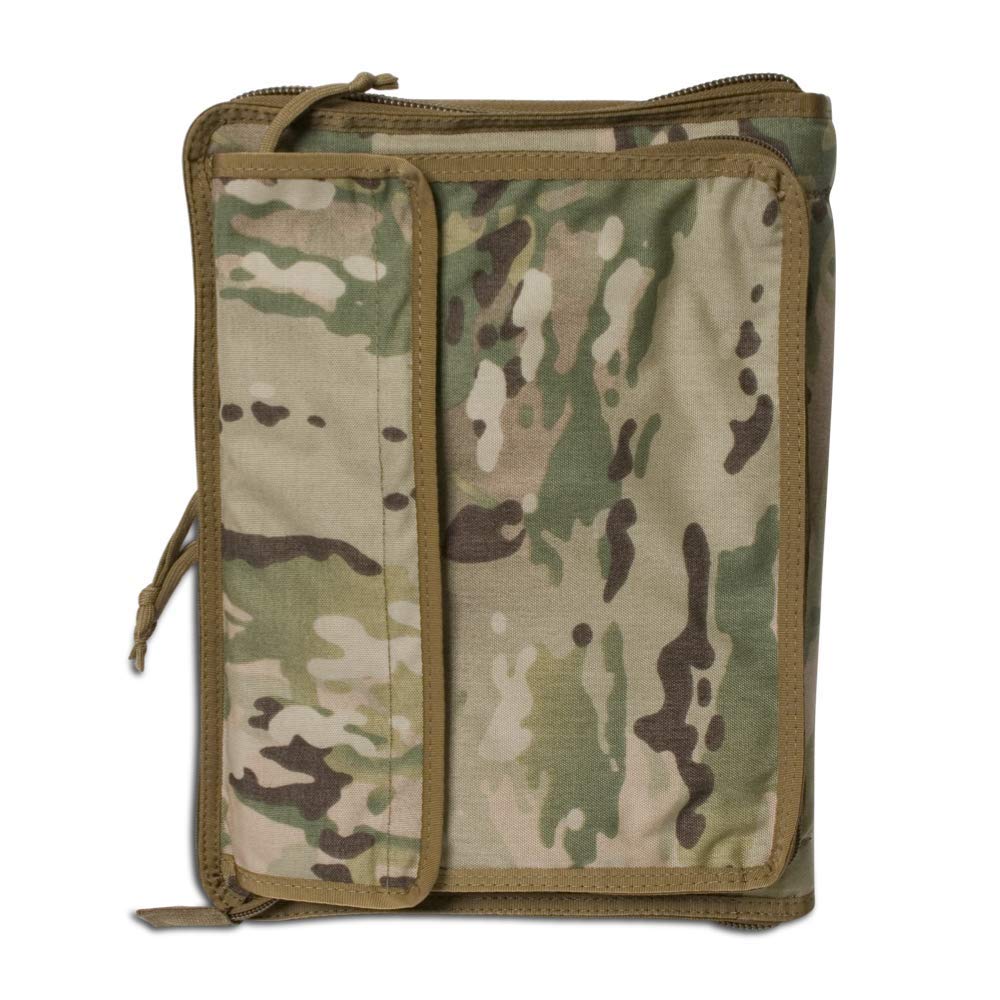 Tactical Notebook Cover - Military Grade Zippered Organizer for 8.5