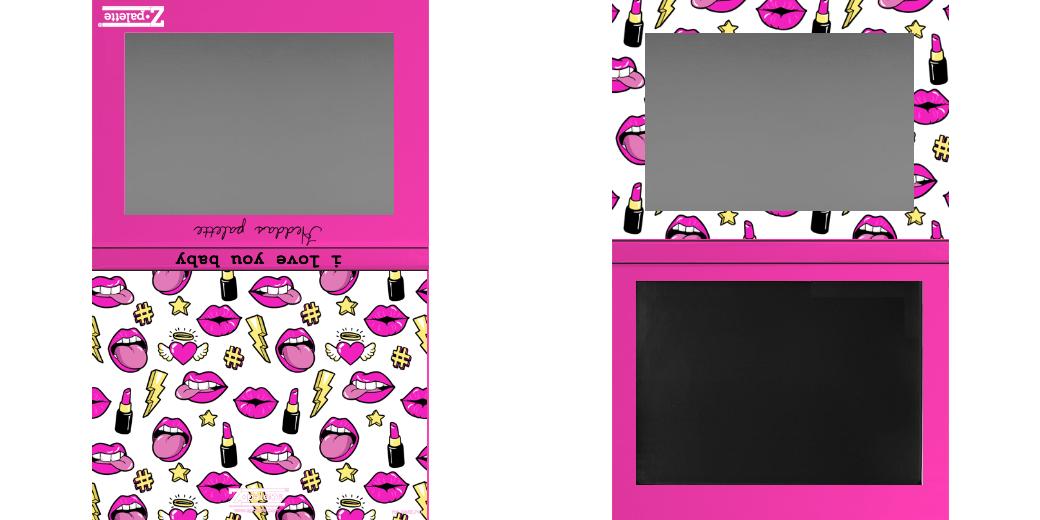 Custom Extra Large Z Palette - Magnetic Makeup Palette for Eyeshadows & Blush - Perfect for Professional Makeup Artists & Travel Organizers