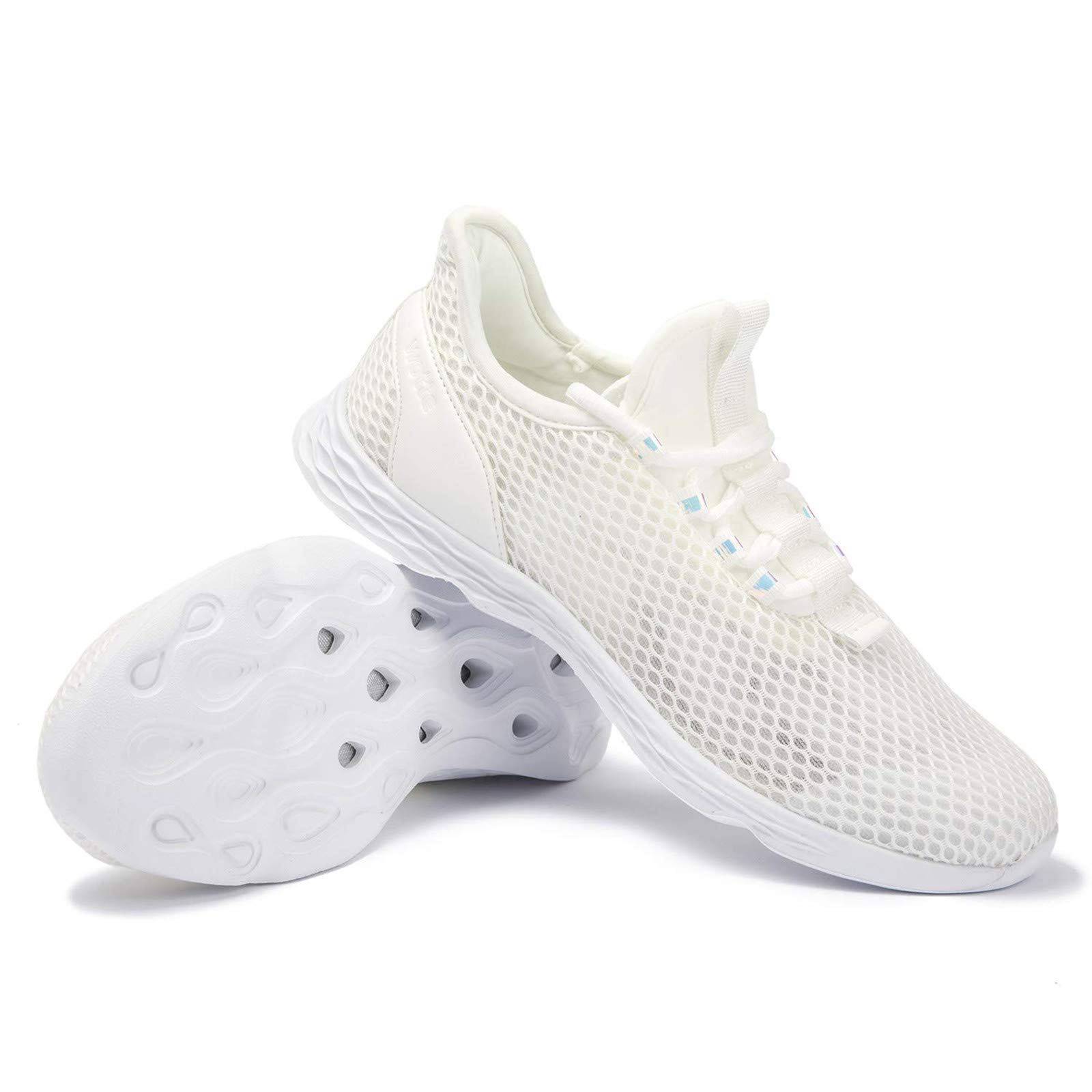 MAINCH Men's Water Shoes - Quick Drying Lightweight Aqua Shoes for Swimming, Beach, Surfing & Water Sports | Non-Slip Sole & Breathable Design