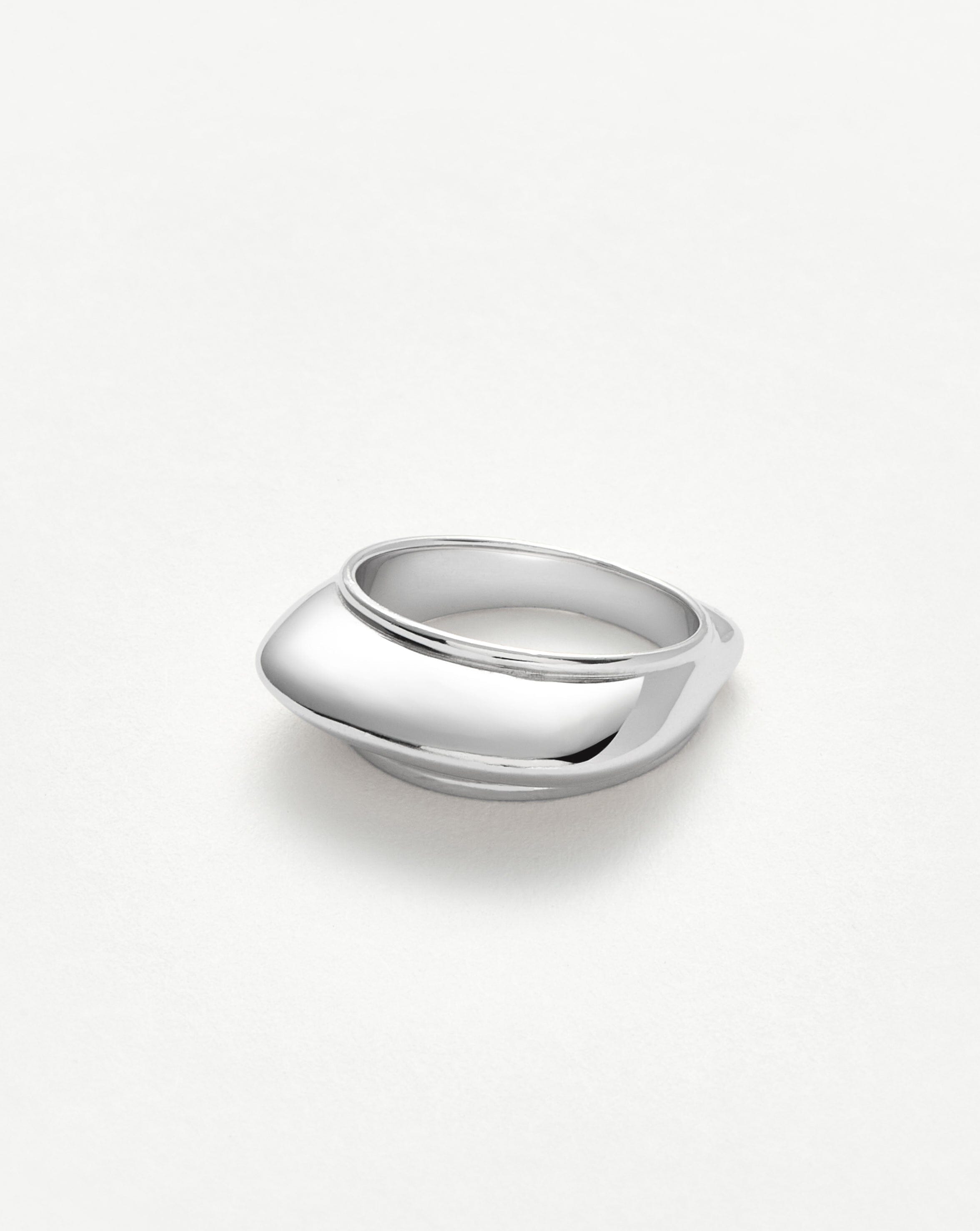 Hera Dome Stacking Ring - Sterling Silver Stackable Rings for Women - Perfect for Layering, Everyday Wear & Gift Giving