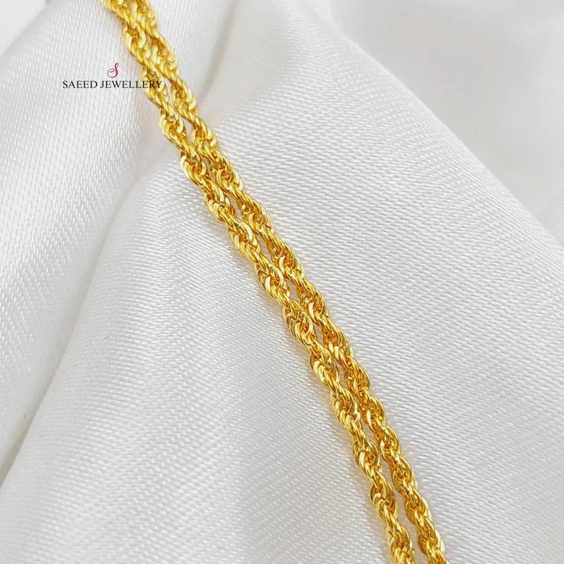 2mm Rope Chain Necklace for Men & Women - Durable Stainless Steel Jewelry for Everyday Wear, Gifts & Special Occasions