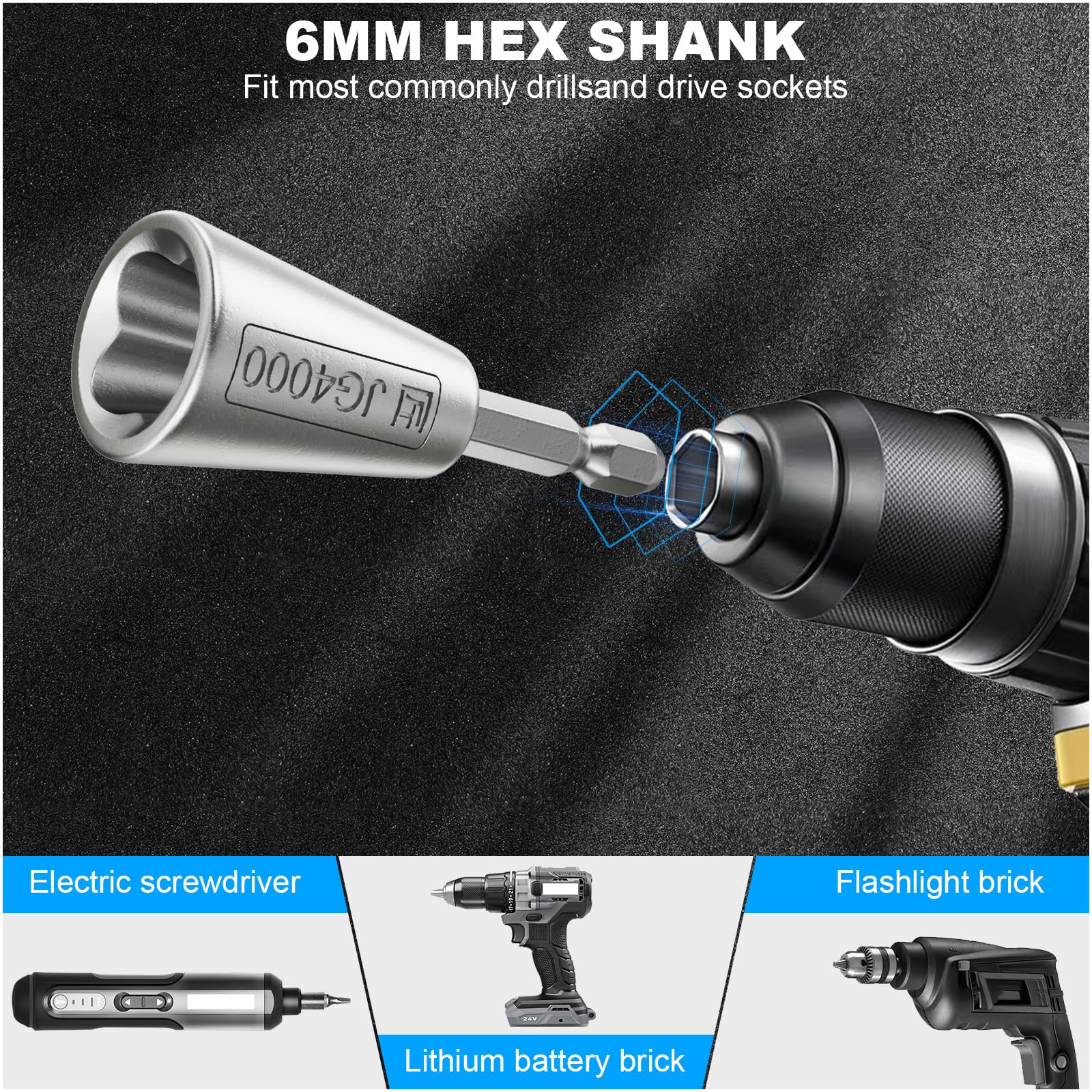 2025 Professional Wire Twister Tool for Drill - 6MM Hex Shank Wire Nut Twister | Electrical Cable Twisting Tool Compatible with Power Drills | Perfect for Electricians & DIY Home Wiring Projects (2-Pack)
