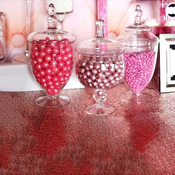 3-Pack Glass Apothecary Jars with Lids - Wedding Candy Buffet Containers for Party Favors & Home Decor - Perfect for Candy Display, Dessert Table, and Kitchen Storage