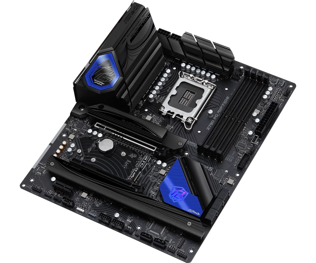 ASRock Z790 PG Riptide ATX Motherboard - Intel LGA 1700 Socket, DDR5 Support, PCIe 5.0 | Perfect for Gaming PC Builds, Content Creation & High-Performance Workstations