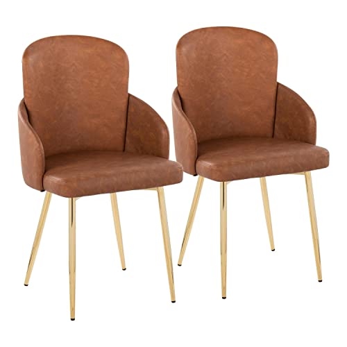 Camel Faux Leather, Chrome