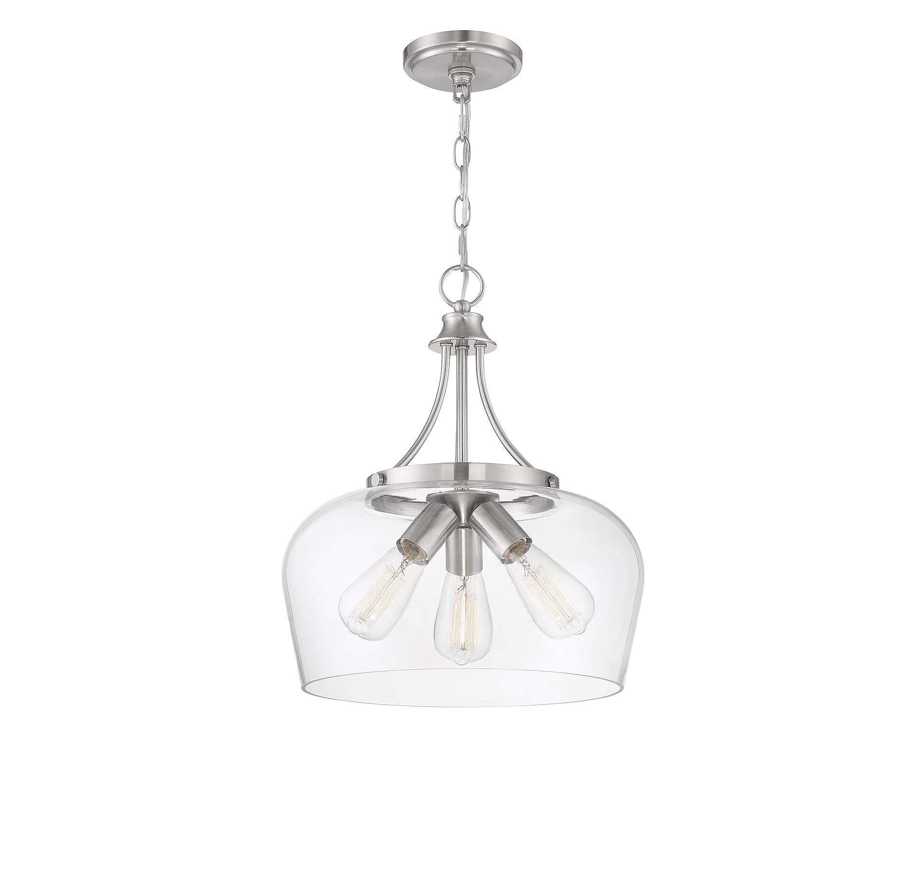 Savoy House Octave 3-Light Bohemian Glass Pendant Light Fixture - 180W, 18