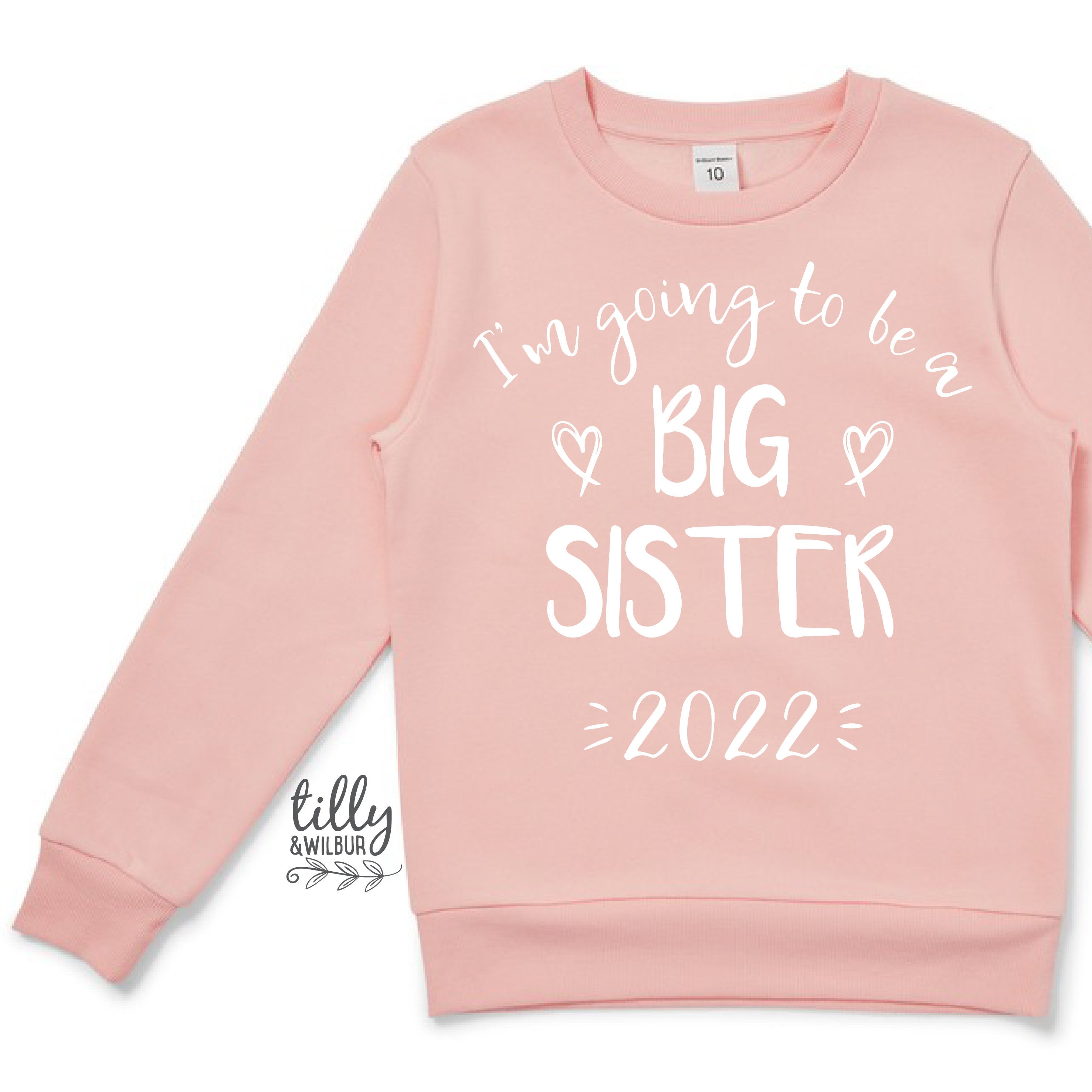 Big Sister Sweatshirt - Comfortable & Stylish Women's Pullover Hoodie for Sisters - Perfect for Family Reunions, Birthday Gifts & Casual Outings