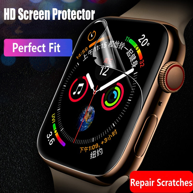 HD Screen Protector for Apple Watch Series 7 - Ultra-Thin Film with Anti-Scratch & Bubble-Free Installation (Not Tempered Glass) | Perfect for Gym, Swimming & Everyday Use