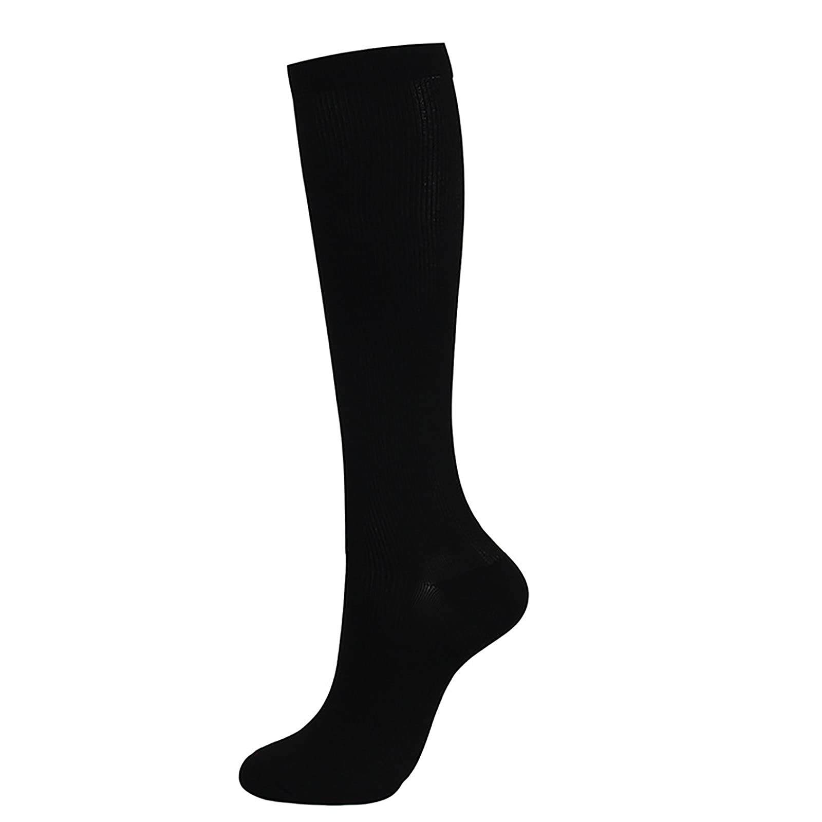 Unisex Calf Compression Socks - Solid Color & Multicolor Options for Medical, Running, Hiking & Cycling - Warm Winter & Fall Athletic Socks for Men & Women - Perfect for Sports Recovery & Outdoor Activities