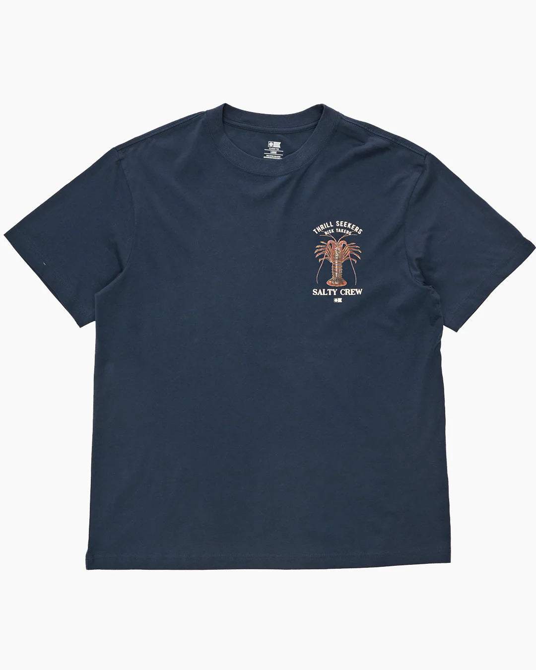 Salty Crew Buggin Out Classic T-Shirt - Comfortable Cotton Tee for Fishing & Outdoor Adventures