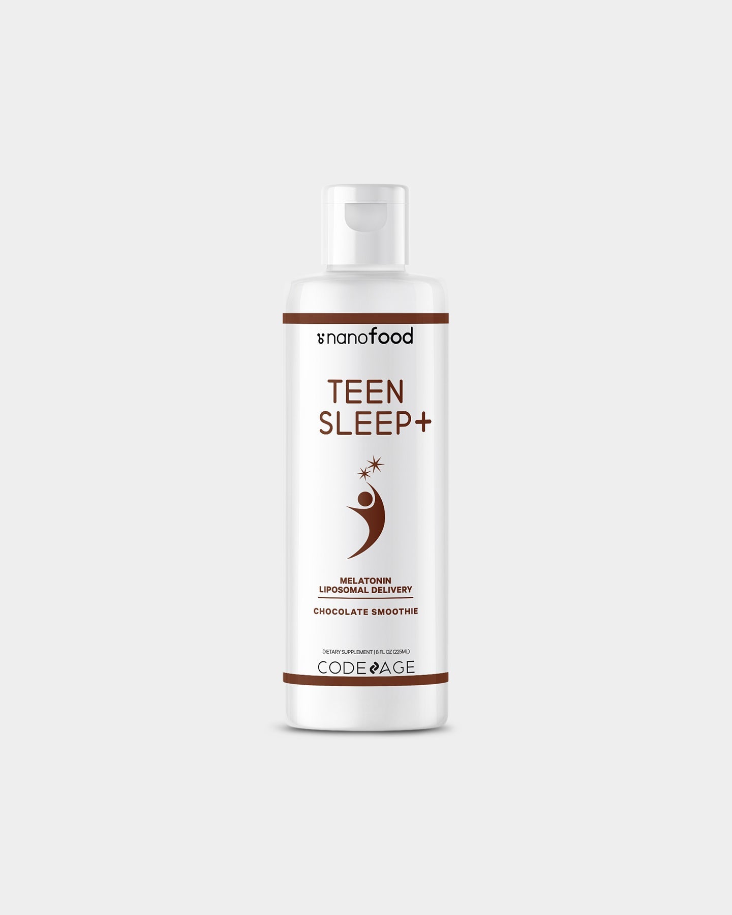 Codeage Teen Sleep + Liquid Melatonin Supplement for Better Rest – Supports Relaxation & Healthy Sleep Cycles for Teens – Ideal for Late-Night Study, Travel & Stress Relief