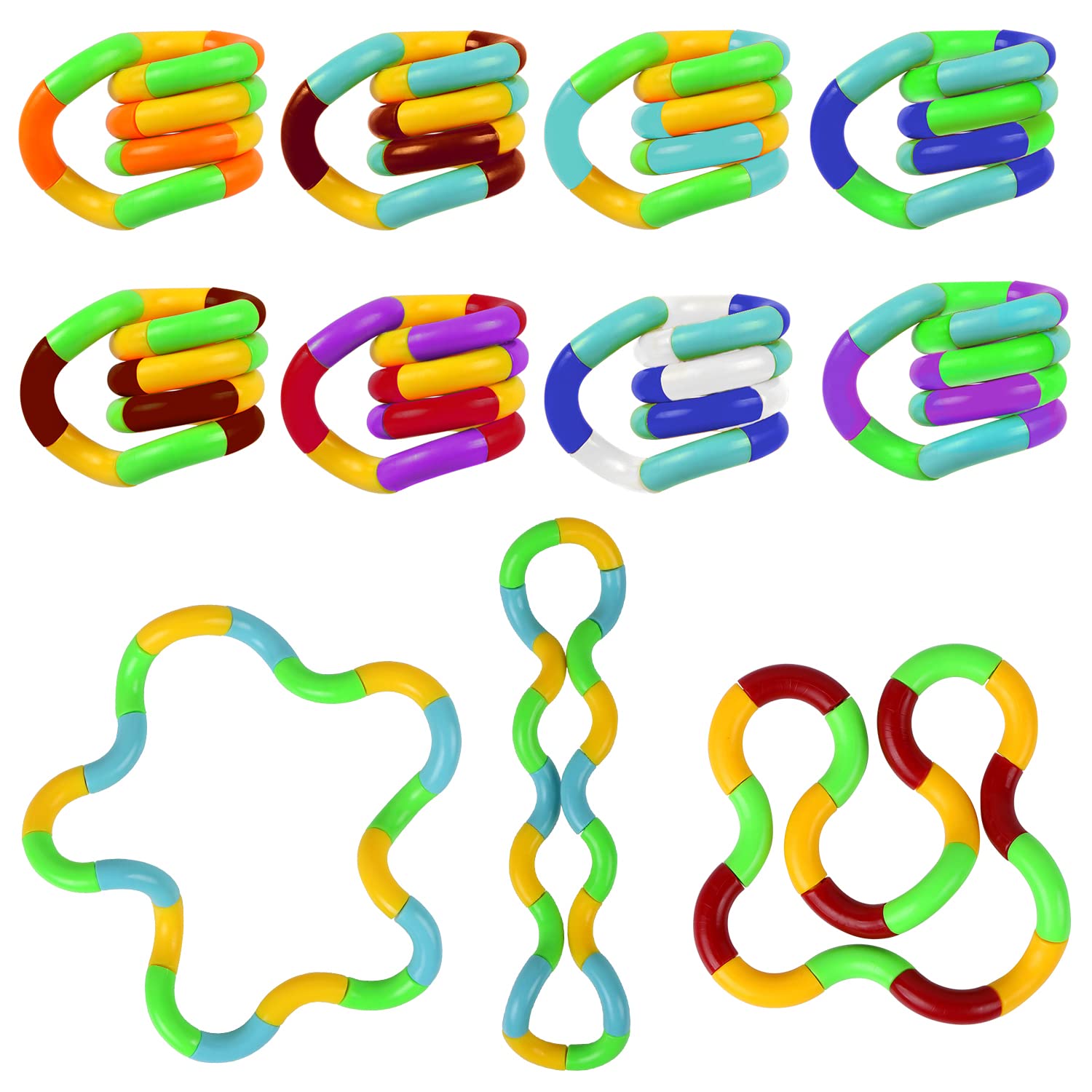 DREMISI 8PCS Fidget Sensory Toys - Stress Relief & Brain Exercise for Kids & Adults
