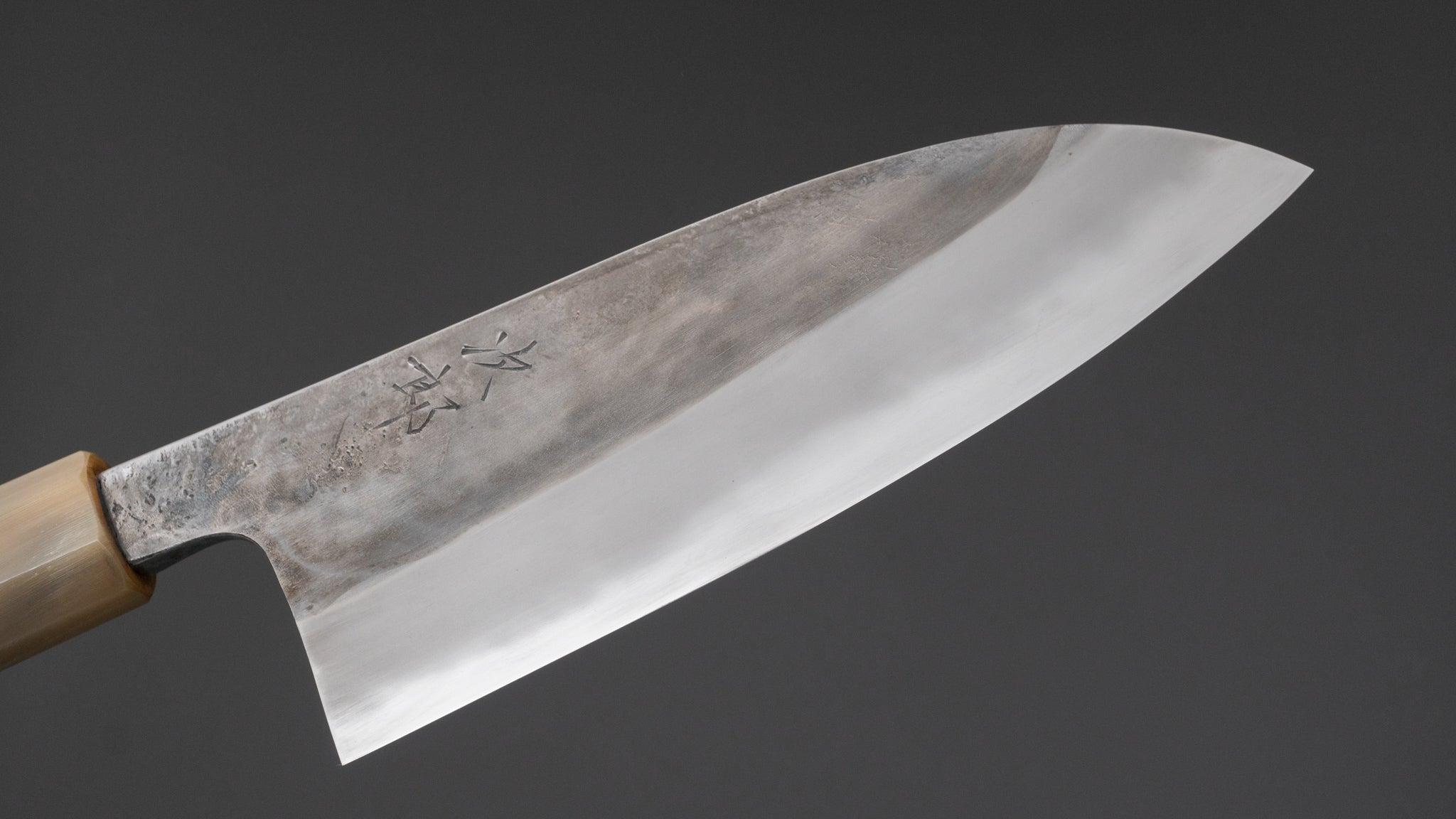 Premium Jiro Tsuchime Wa Santoku 165mm Japanese Chef Knife with Taihei Tagayasan Handle - Perfect for Slicing, Dicing & Chopping Vegetables, Meat & Fish in Professional Kitchens & Home Cooking