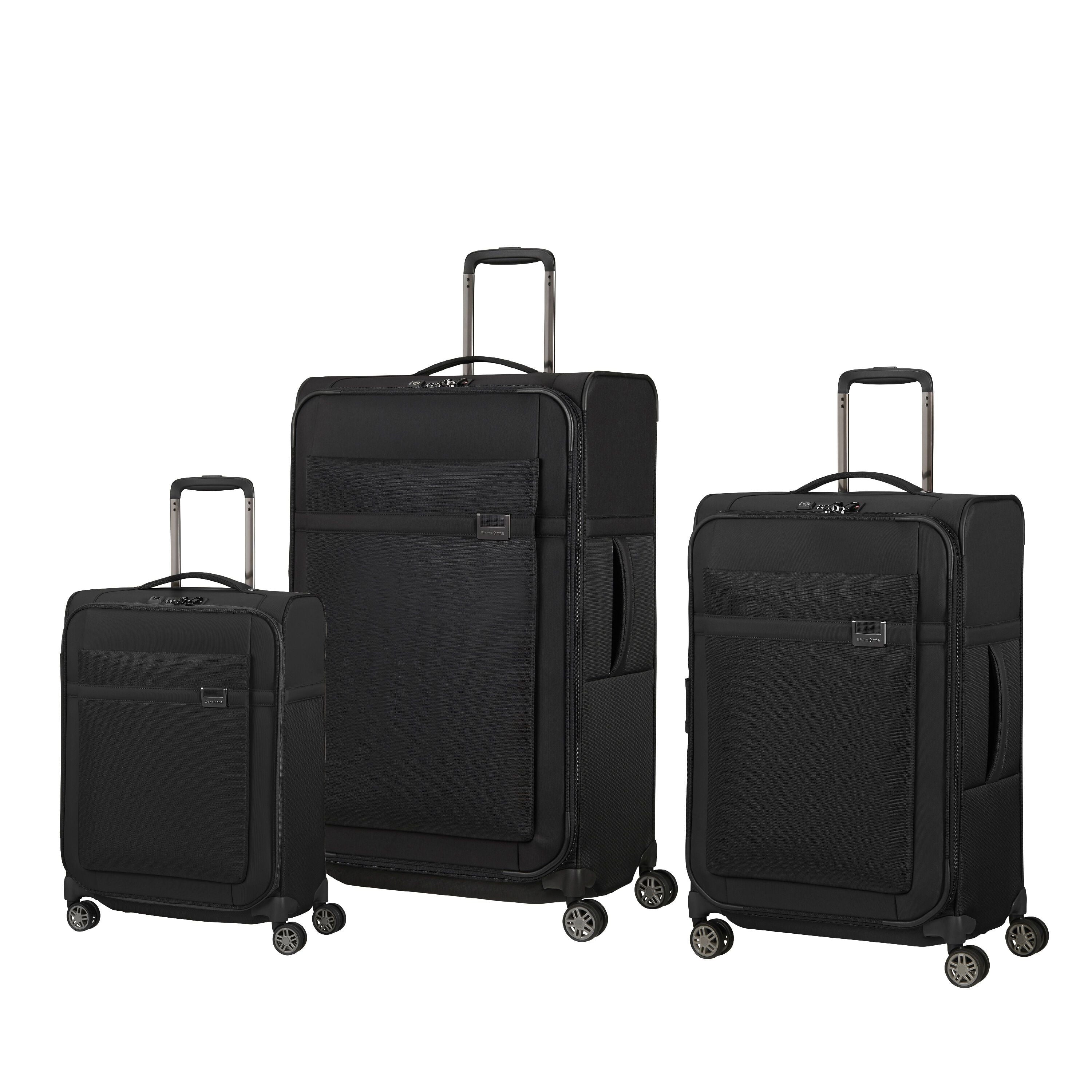 Samsonite Airea 3-Piece Spinner Luggage Set - Lightweight Expandable Suitcase with 360° Wheels for Business Travel & Family Vacations | Carry-On & Checked Bag Options