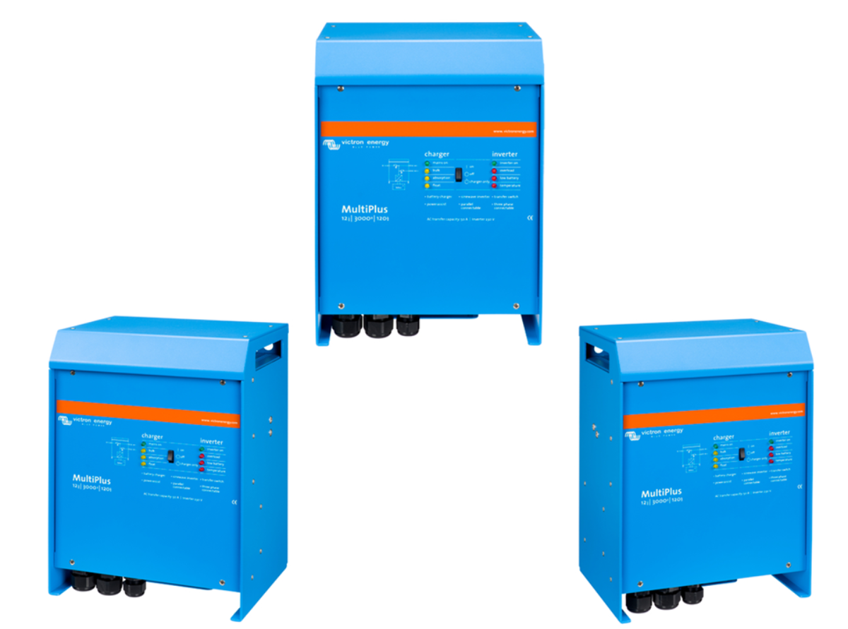 Victron Energy MultiPlus 12/3000/120-16 230V VE.Bus Pure Sine Wave Inverter Charger - 3000VA 120V for RVs, Boats & Off-Grid Solar Systems