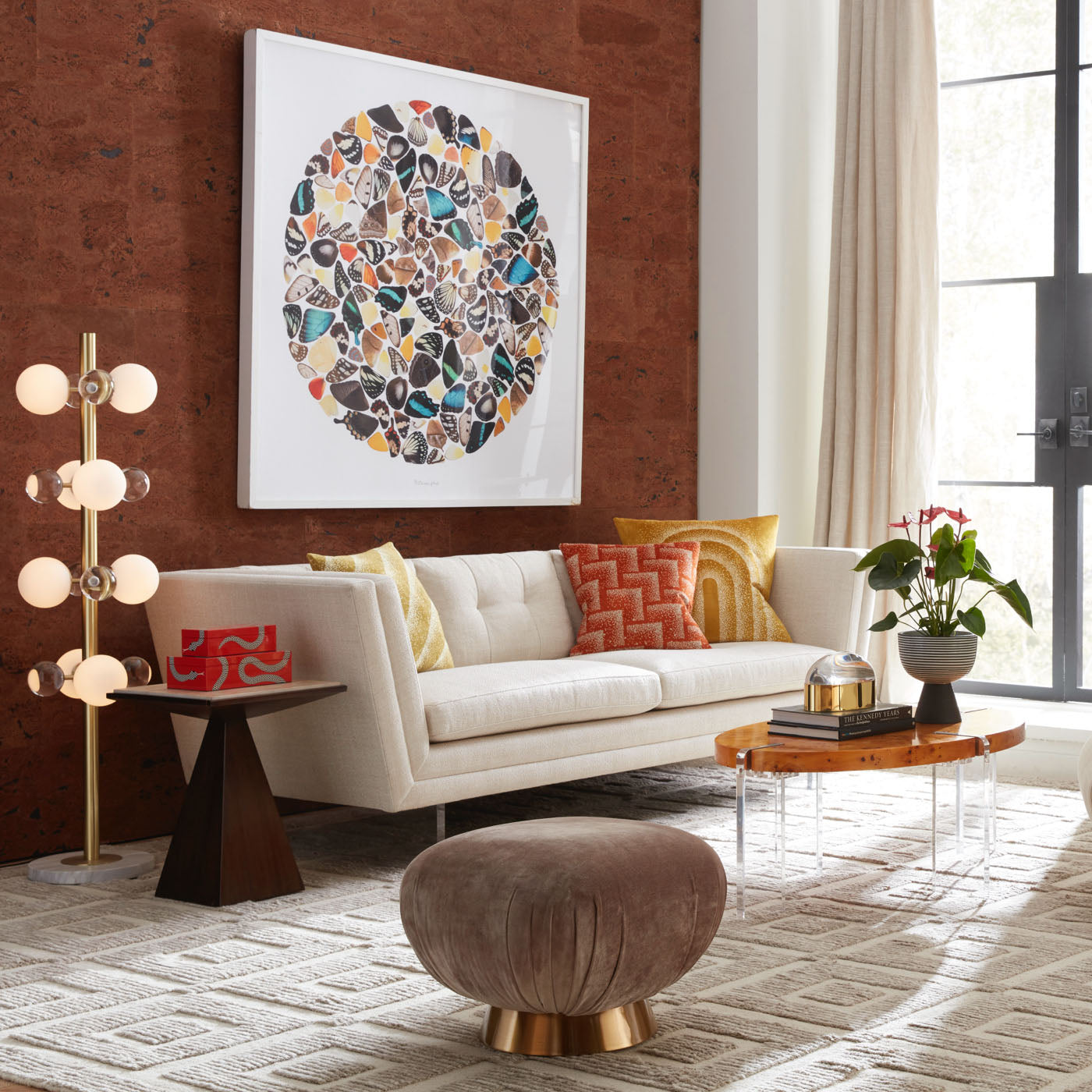Sebastian Sofa - Modern Comfortable Living Room Couch for Home, Office & Lounge - Perfect for Relaxing, Entertaining & Small Spaces