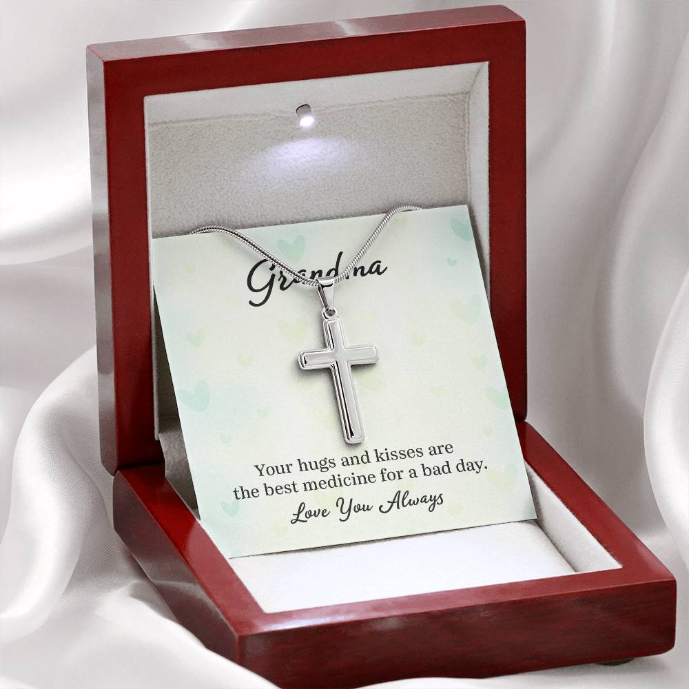 Beautiful Cross Necklace for Grandma - Thoughtful Gift from Grandchildren | Perfect for Birthday, Mother's Day & Christmas Gifts