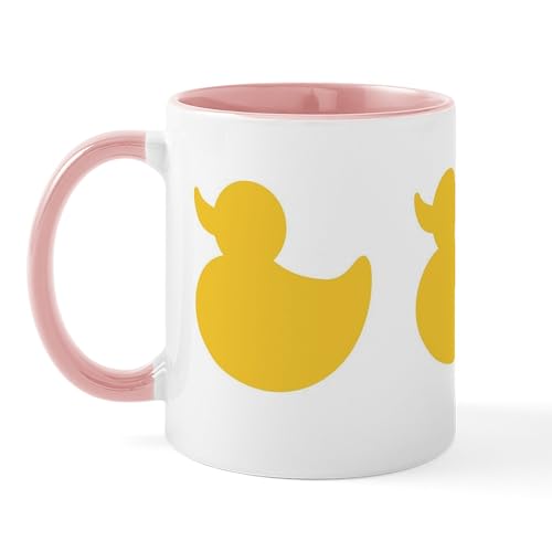 White/Pink Inside - Duck Duck Gray Duck Mug