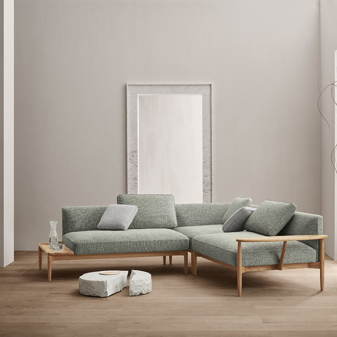 E310 Embrace Modular Sofa Corner Section - Customizable Living Room Furniture for Modern Homes | Perfect for Apartments, Lofts & Lounge Areas