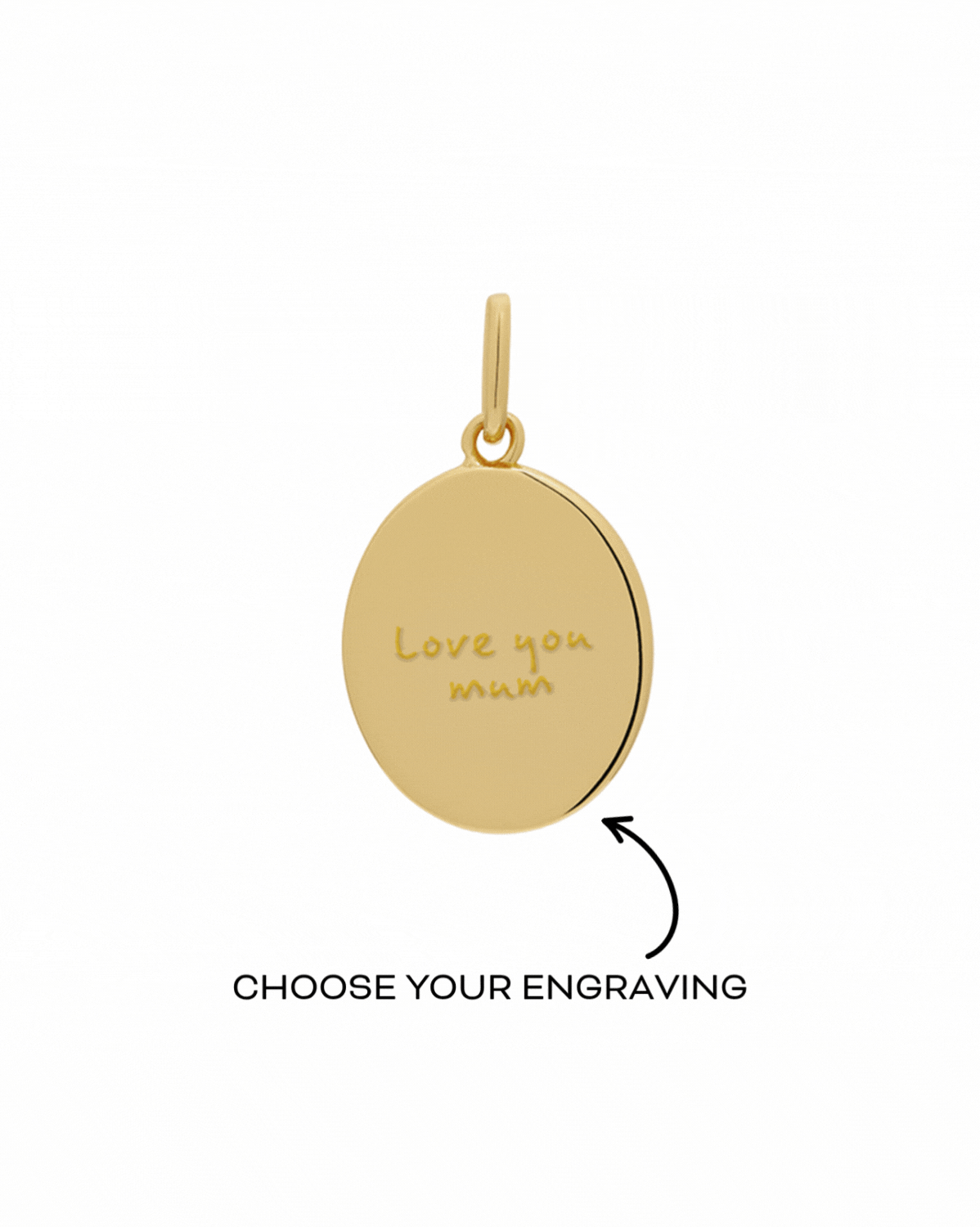Personalized Engraved Oval Pendant Necklace - Custom Name, Date & Message Jewelry Gift for Women - Perfect for Anniversaries, Birthdays & Special Occasions