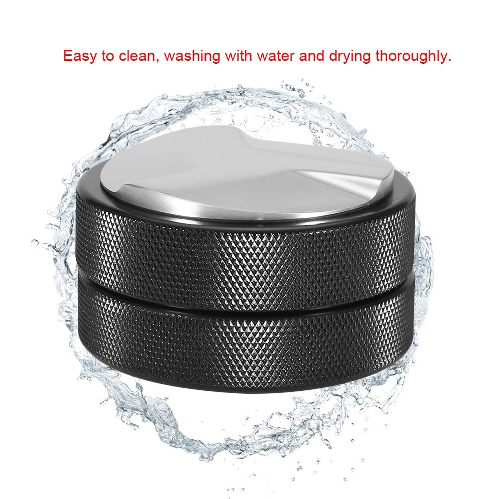 Premium Manual Coffee Grinder - Rustproof Stainless Steel Bean Press Tool with 51mm Espresso Distributor for Home Baristas | Perfect for French Press, Pour Over & Espresso Brewing