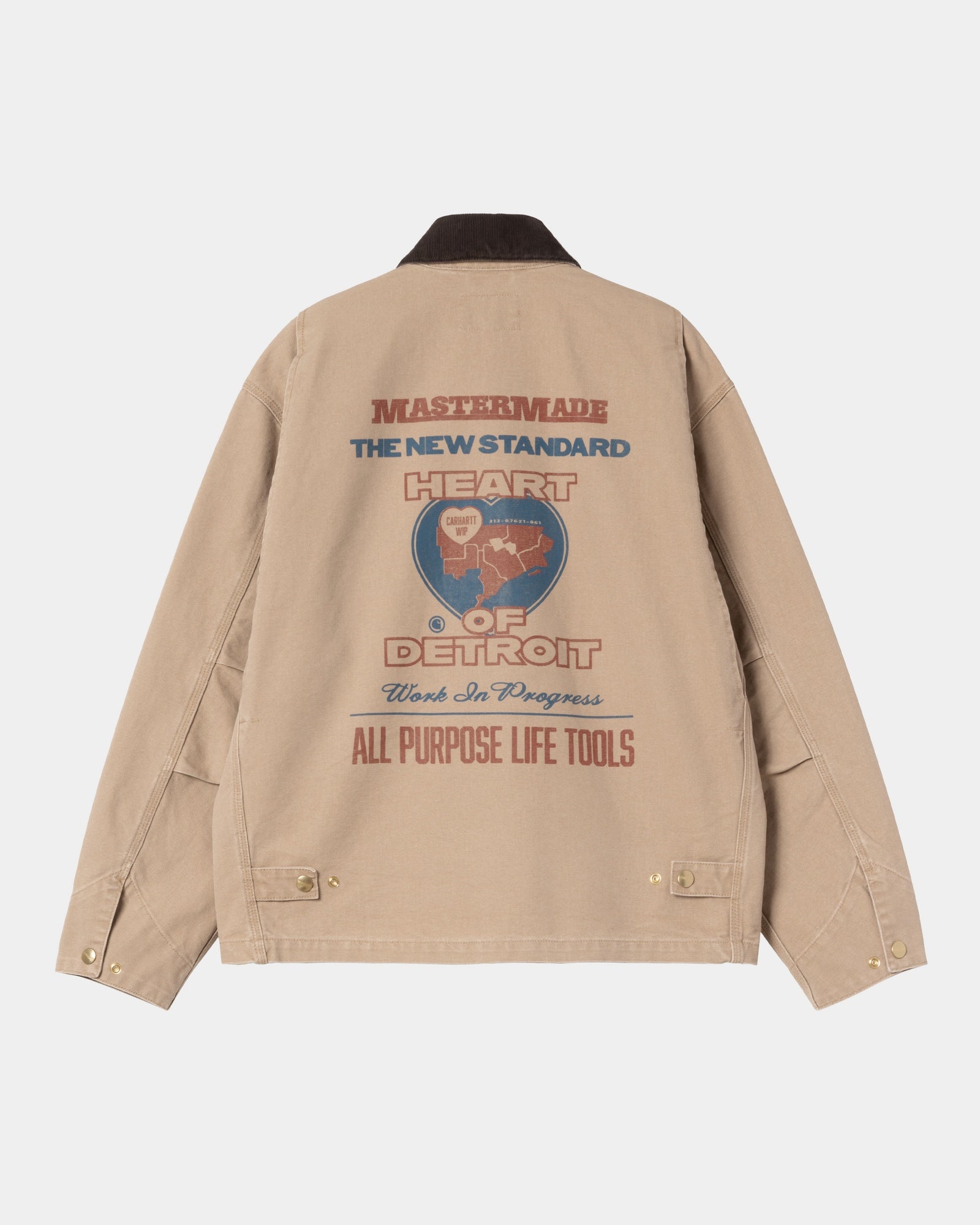 OG Arcan Graphic Jacket - Vintage Distressed Denim Jacket in Dusty Hamilton Brown/Tobacco | Heavy Stone Wash Finish | Streetwear, Casual Outfits & Urban Fashion