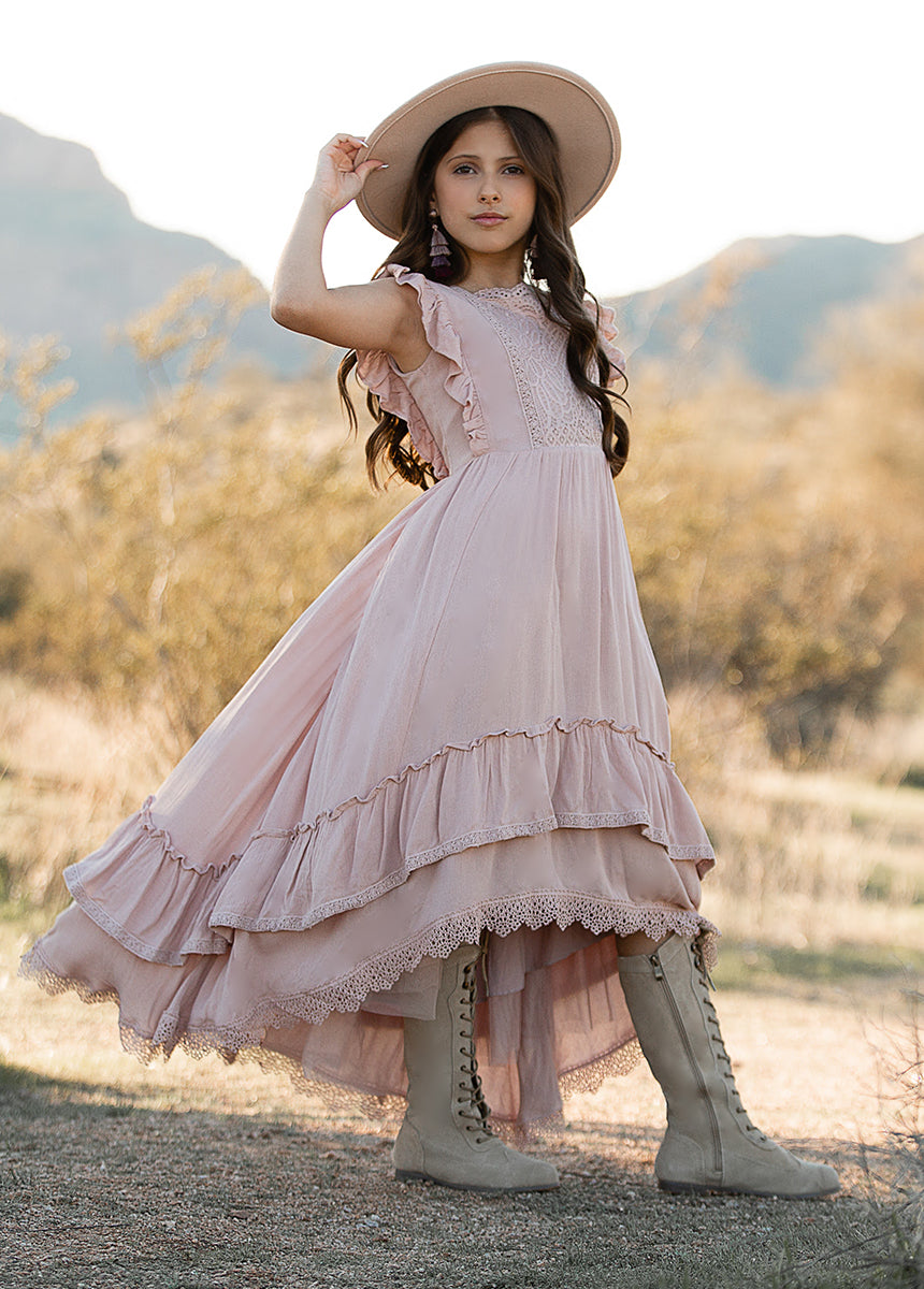 Cassia Dress in Lilac - Flowy Midi Dress for Women | Perfect for Summer Weddings, Beach Vacations & Date Nights