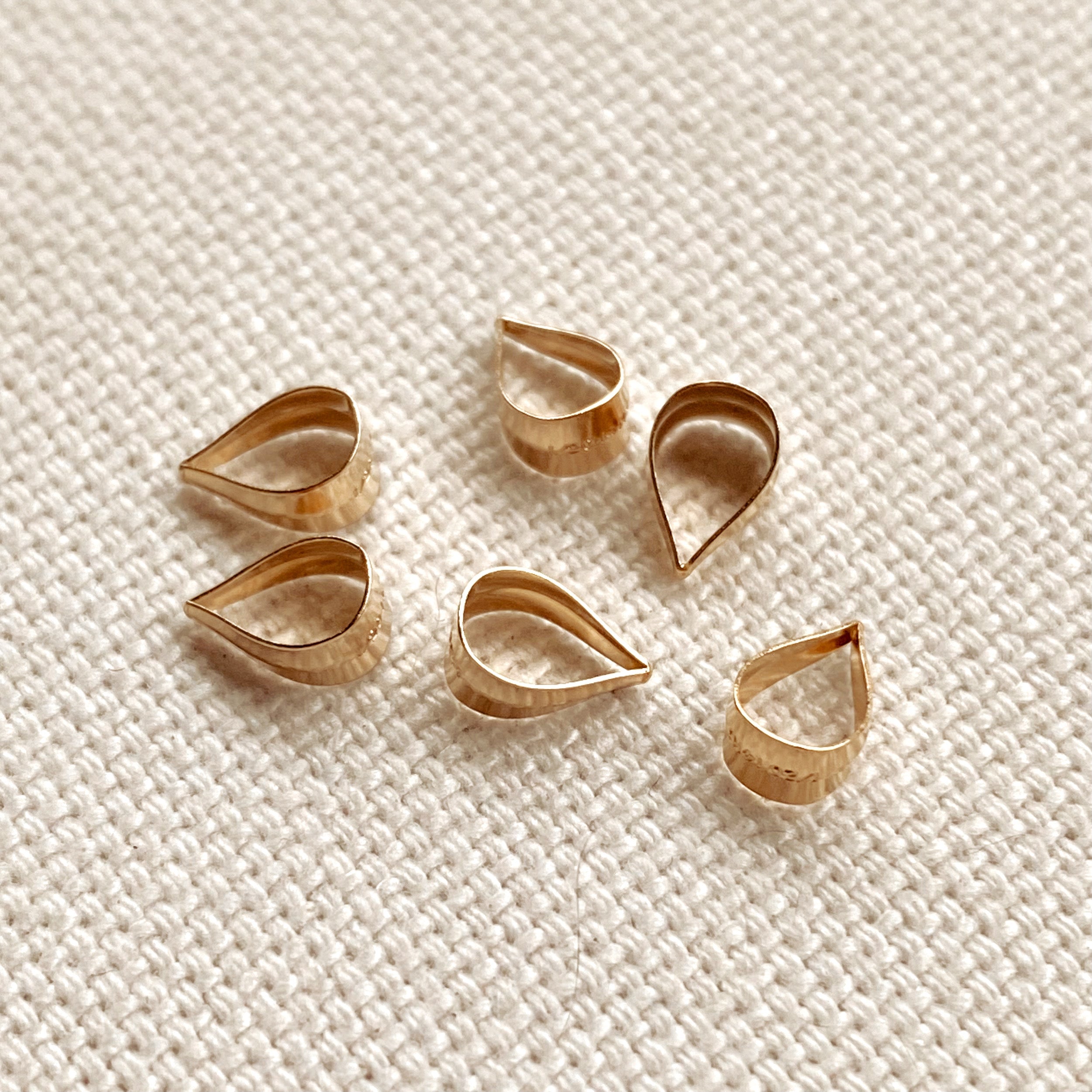 14K Gold Filled Extra Small Bail Closed Jump Rings - 12 Pack (1 Dozen) - Perfect for Jewelry Making, DIY Crafts, and Earring Designs