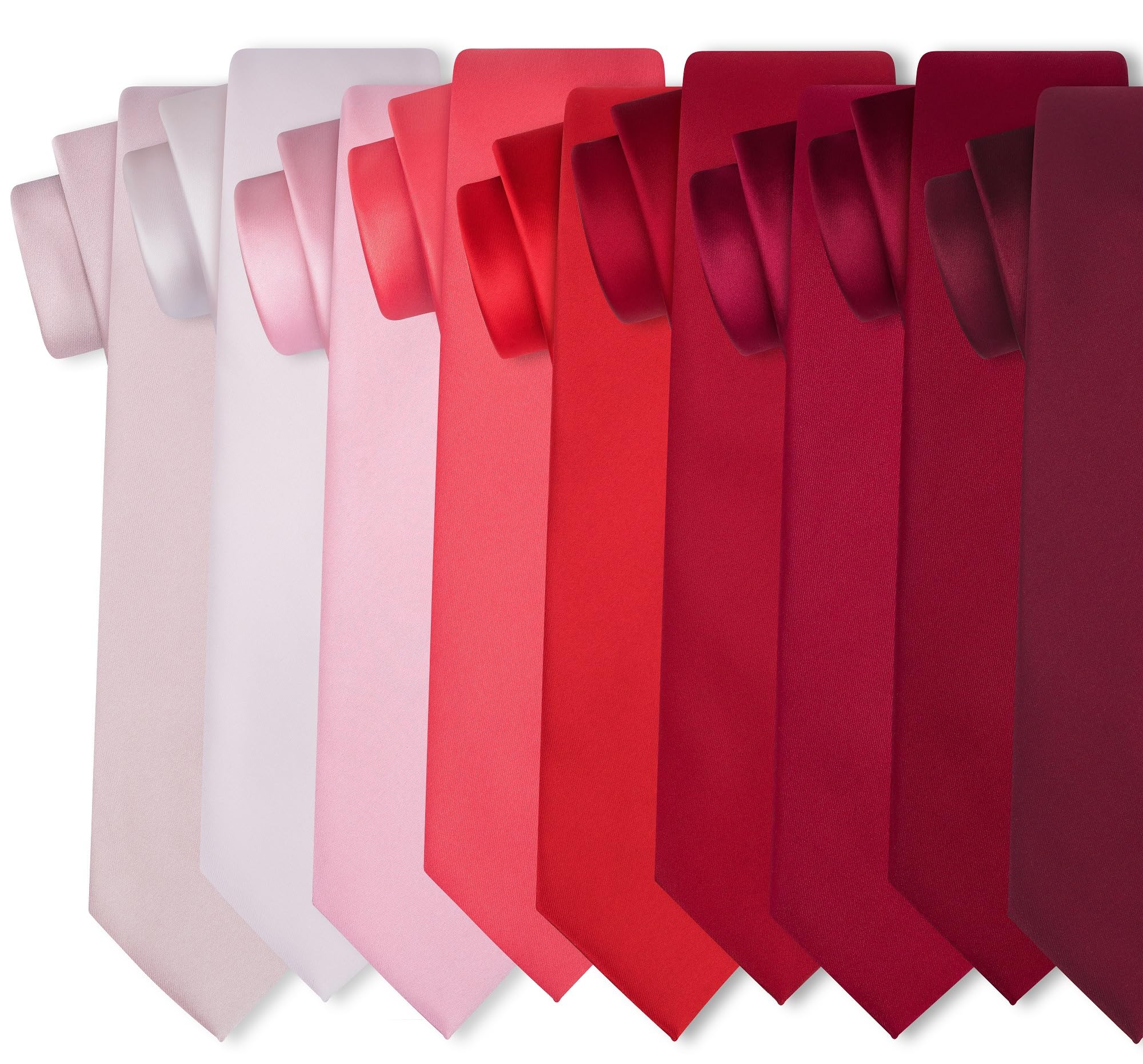 KissTies Boys Satin Necktie for Teens - Formal Tie with Gift Box - Perfect for School Dances, Weddings & Special Occasions